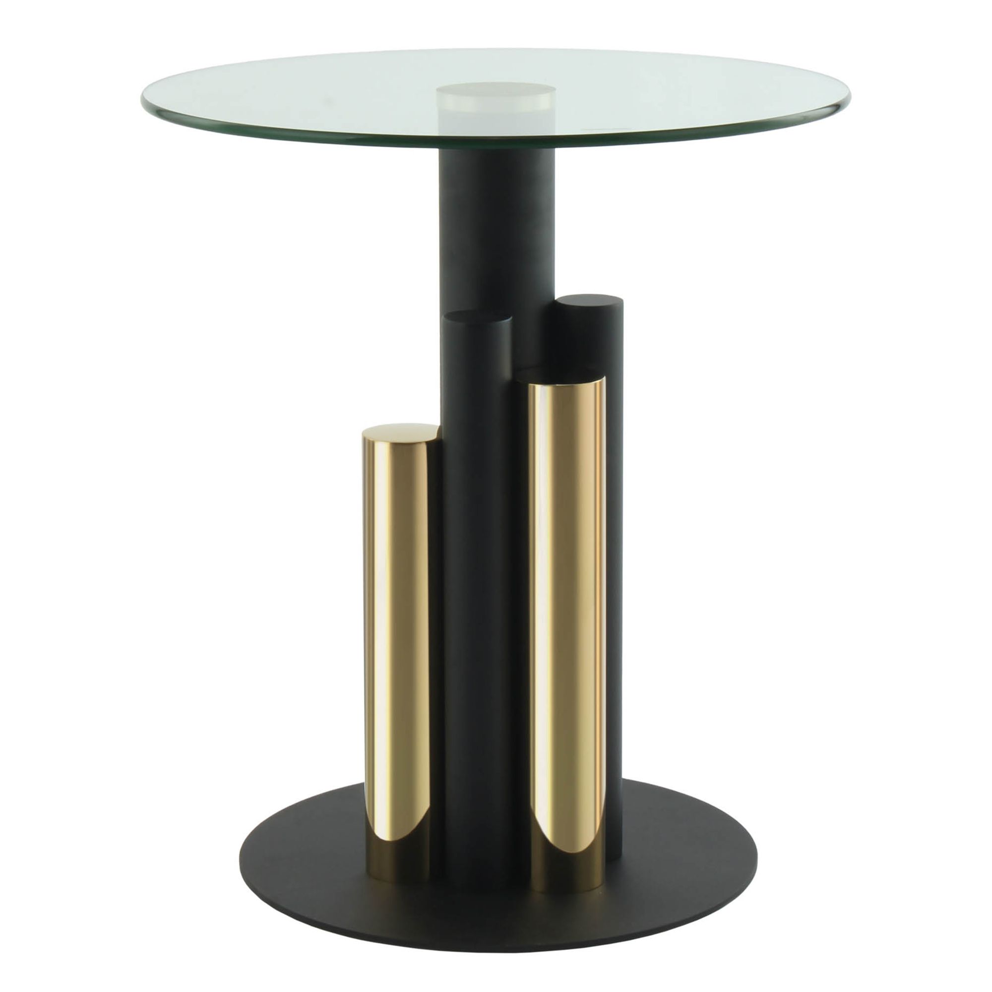 KAYOOM Beistelltisch ONTARIO Glasplatte ca. 46x46x52cm