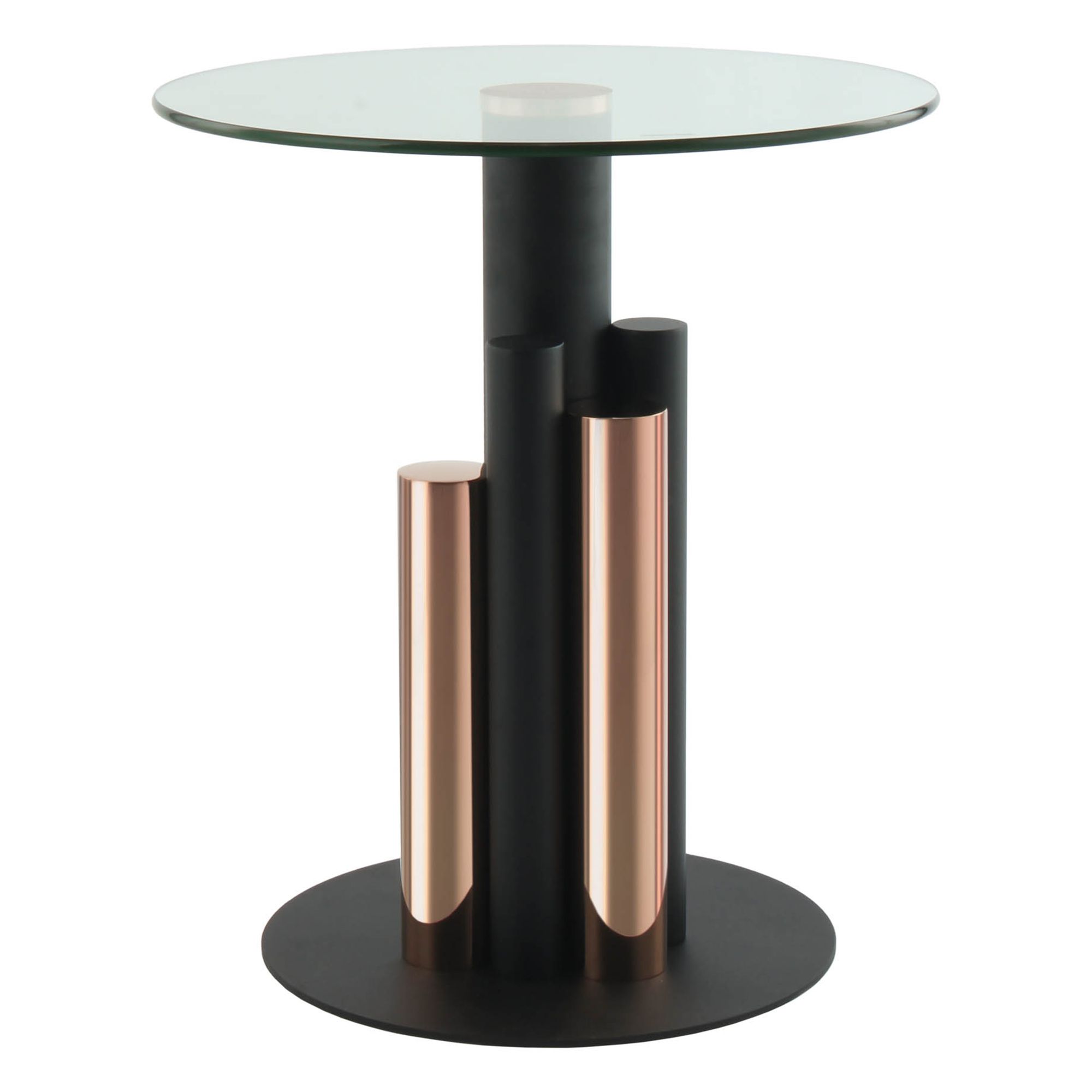 KAYOOM Beistelltisch ONTARIO Glasplatte ca. 46x46x52cm