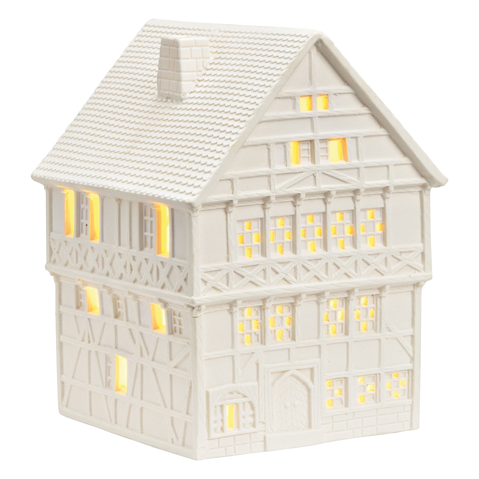 WURM Lichthaus Fritzlar aus Porzellan 13x18x14cm