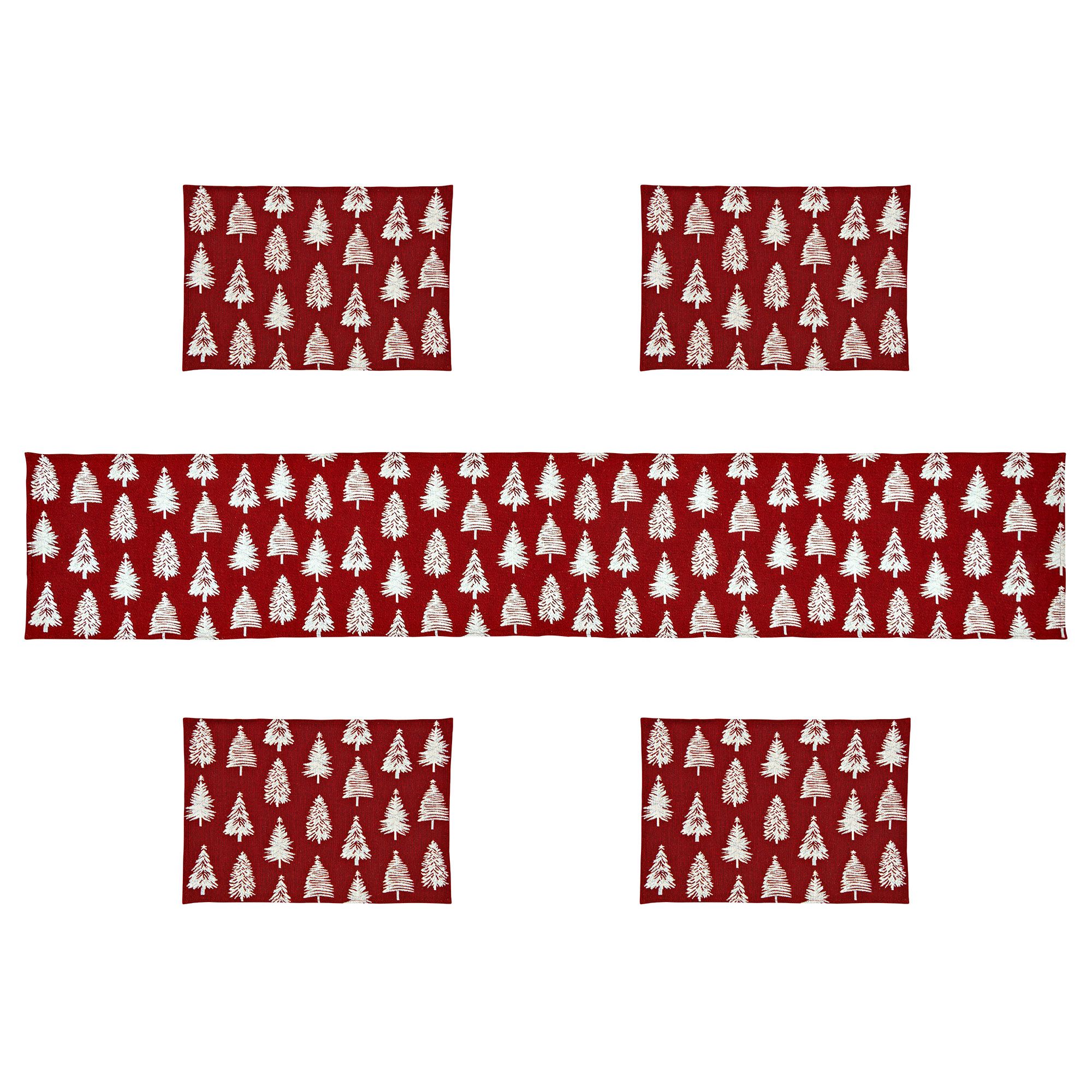 WURM Tischset 1 Läufer & 6 Platzsets 7tlg.