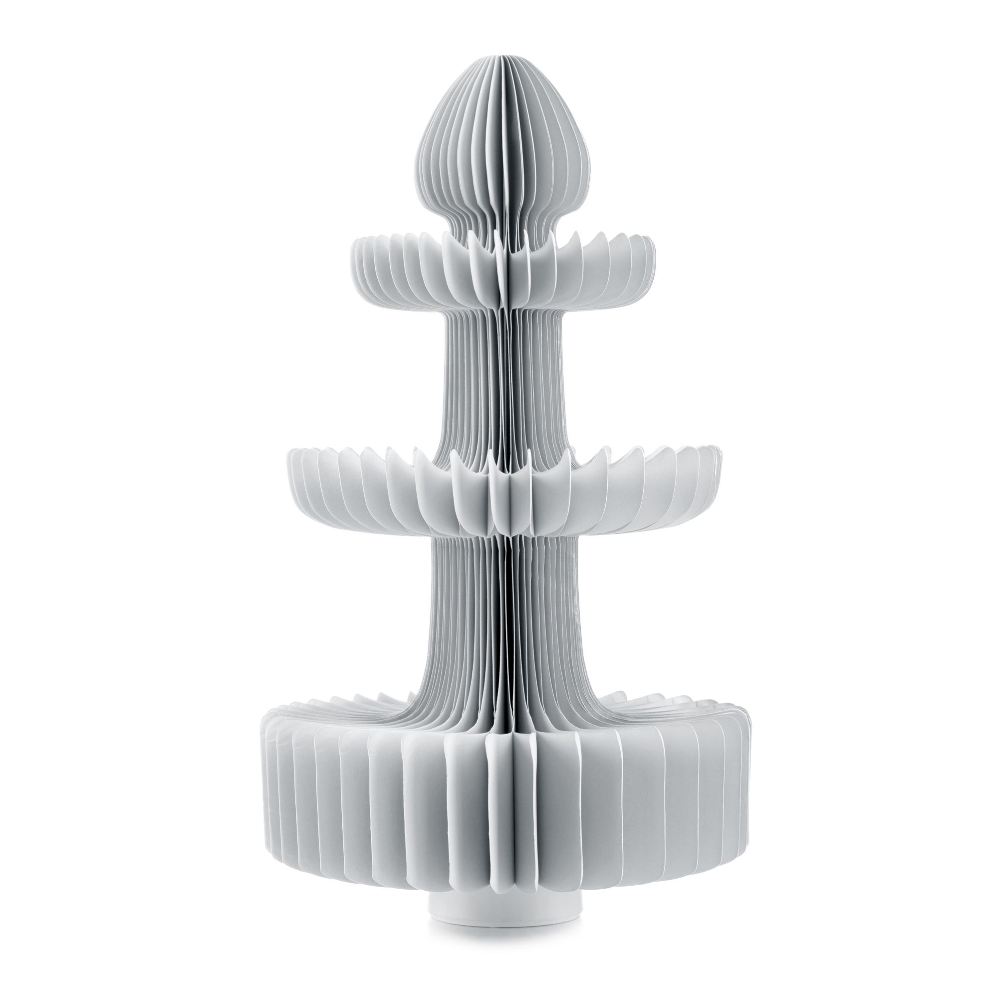 LUMIDA Casa LED-Etagere Origami-Design 5h-Timerfunktion Höhe 46cm, Ø 27cm