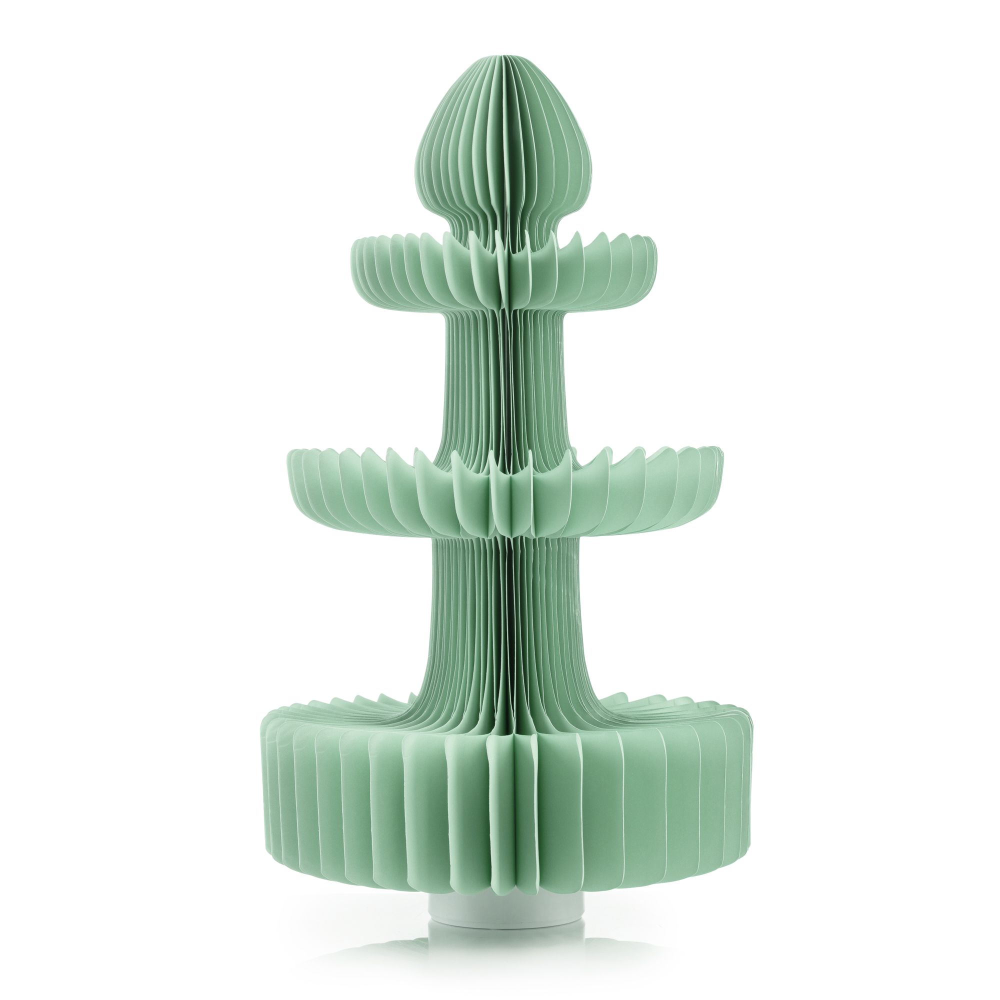 LUMIDA Casa LED-Etagere Origami-Design 5h-Timerfunktion Höhe 46cm, Ø 27cm