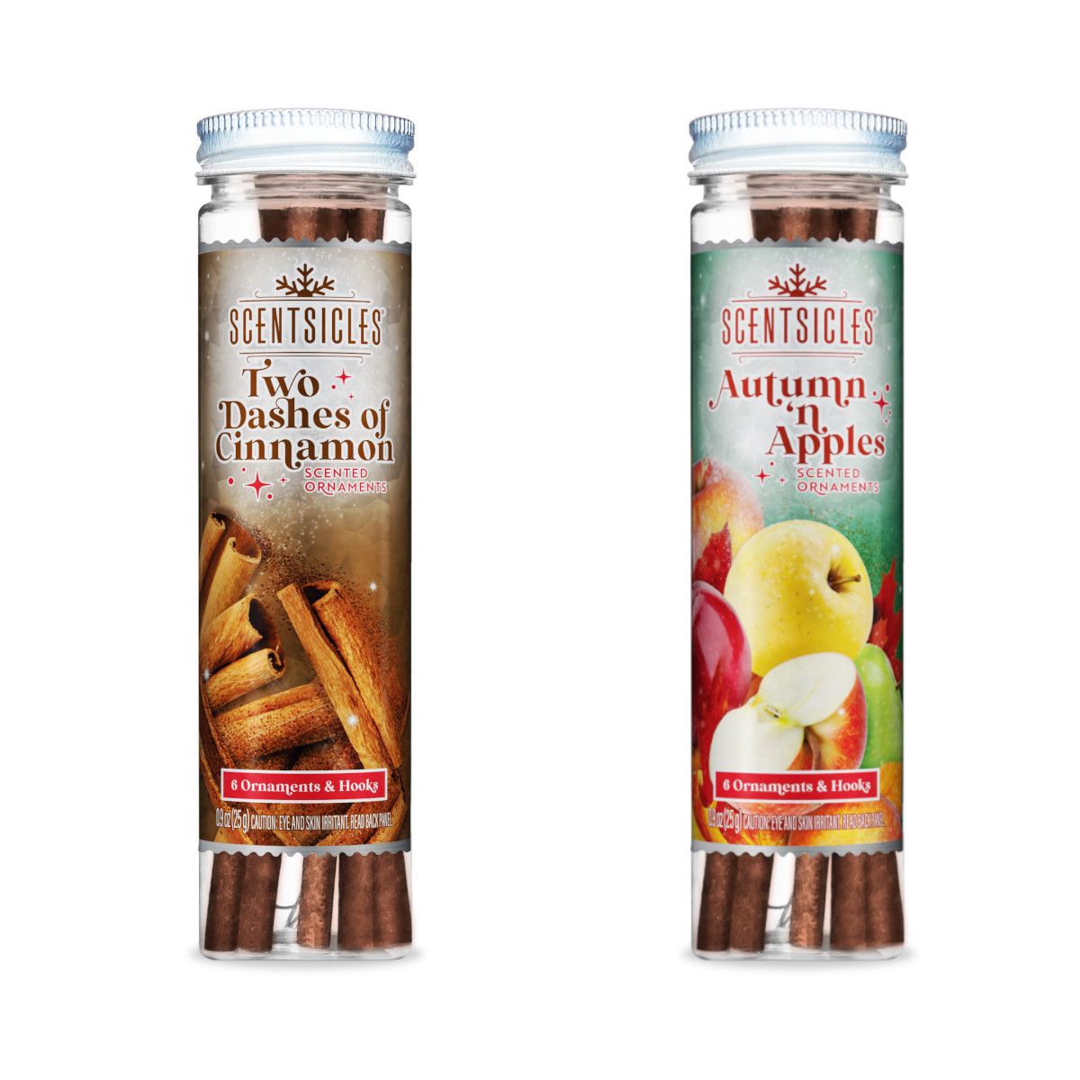 SCENTSICLES® 2er Set Duftstäbchen im Schraubglas 2 Sorten, 12 Stäbchen Duftauswahl