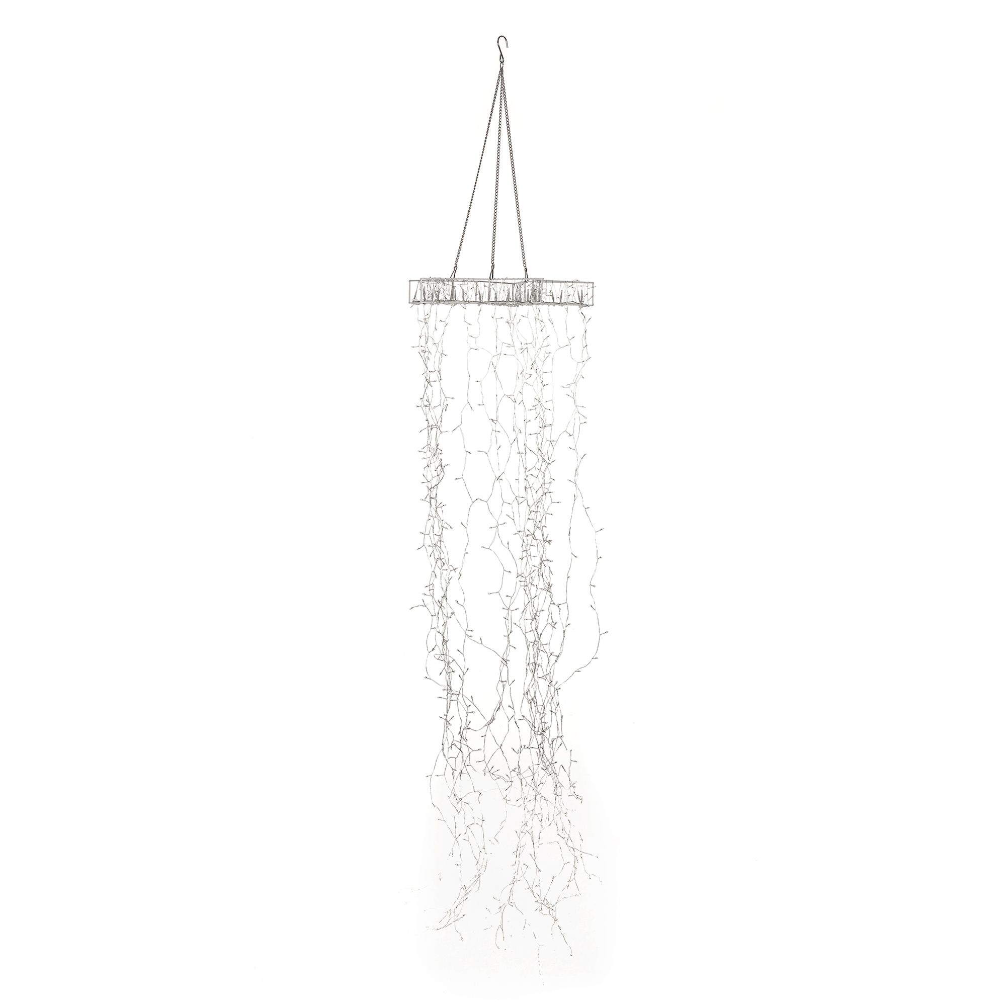LUMIDA Xmas LED-Leuchtkranz mit Lichterbündeln Timer, Outdoor 800 LEDs, 150cm