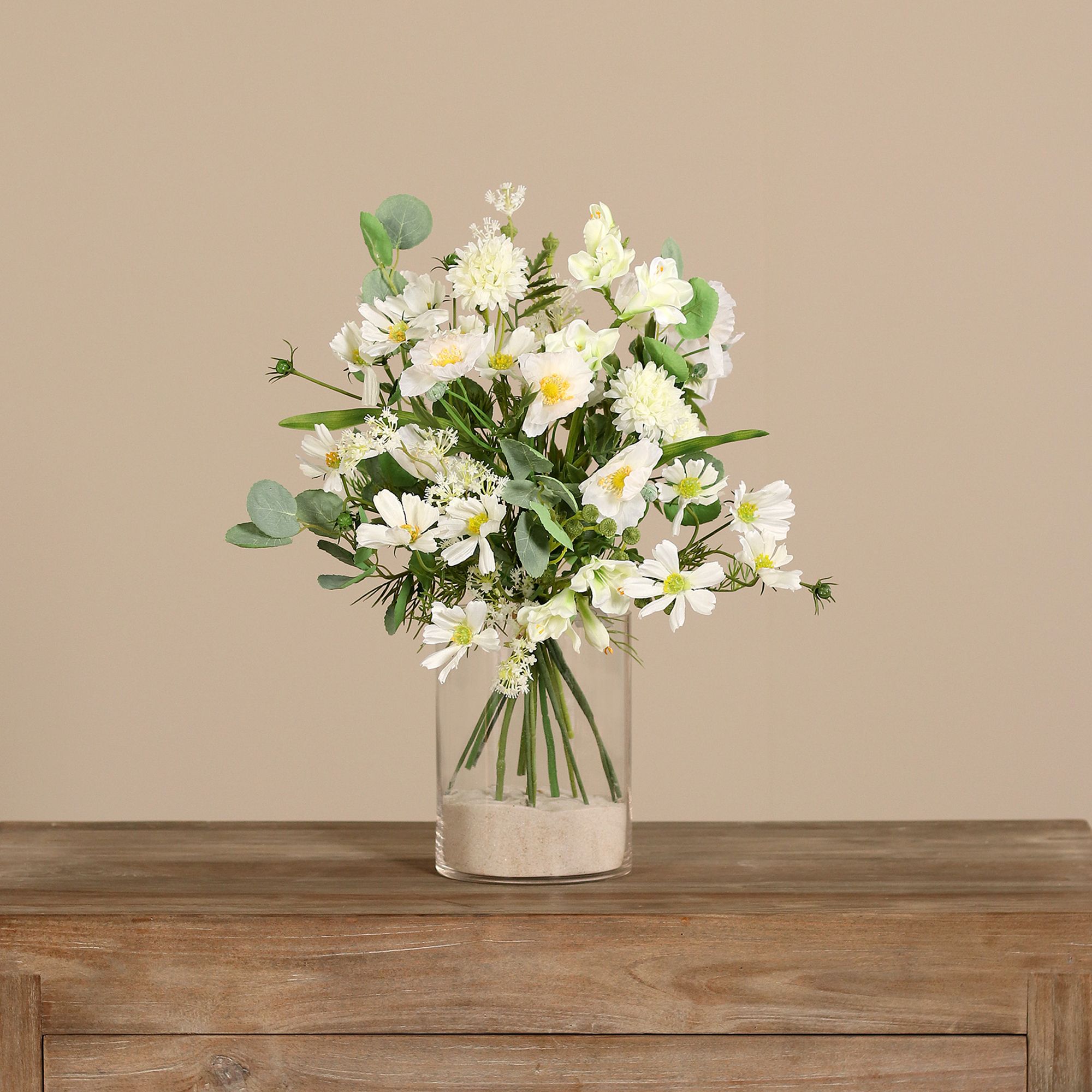 PUR FLEUR Premium-Bouquet elegante Komposition Farbauswahl Höhe 50cm, Ø 40cm