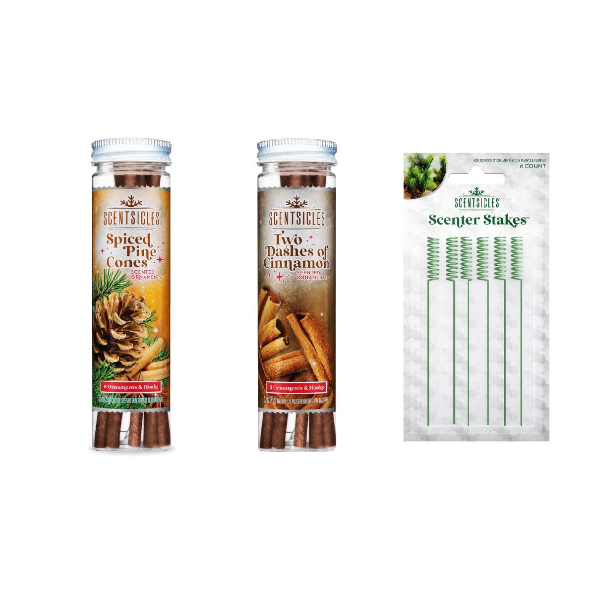 SCENTSICLES® 2er Set Duftstäbchen Scenter Stakes 2 Sorten, 12 Stäbchen Duftauswahl