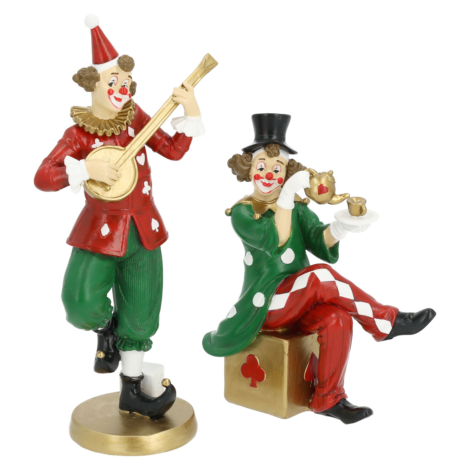 WURM Musik-Clowns 2er-Set 14x18x7cm