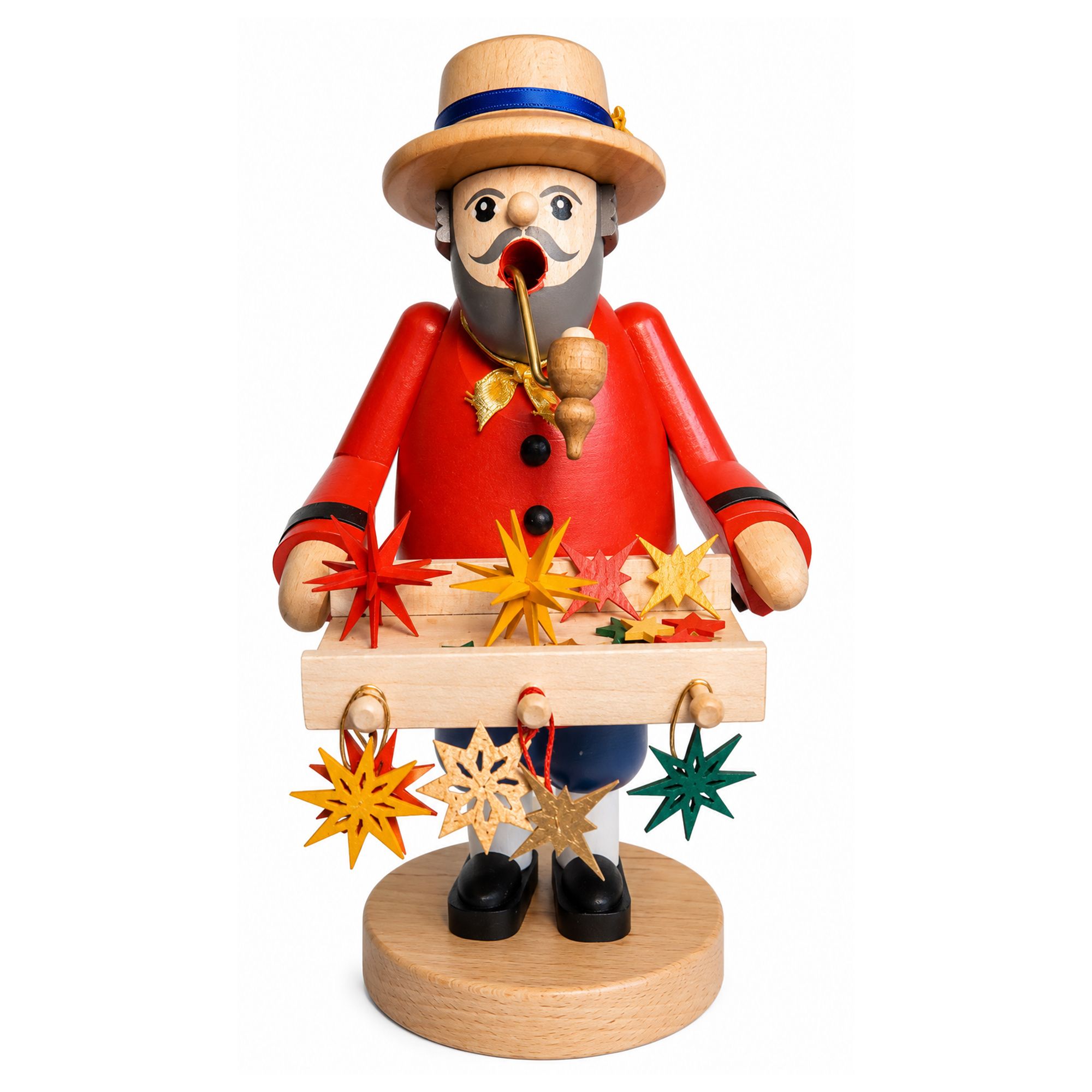 GLÄSSER SEIFFEN Räuchermännchen inkl. Räucherkerzen Starter-Set Höhe 19cm