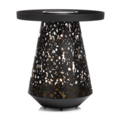LUMIDA Xmas LED-Laterne & Beistelltisch mit Tablett, Aufladbar outdoorgeeignet