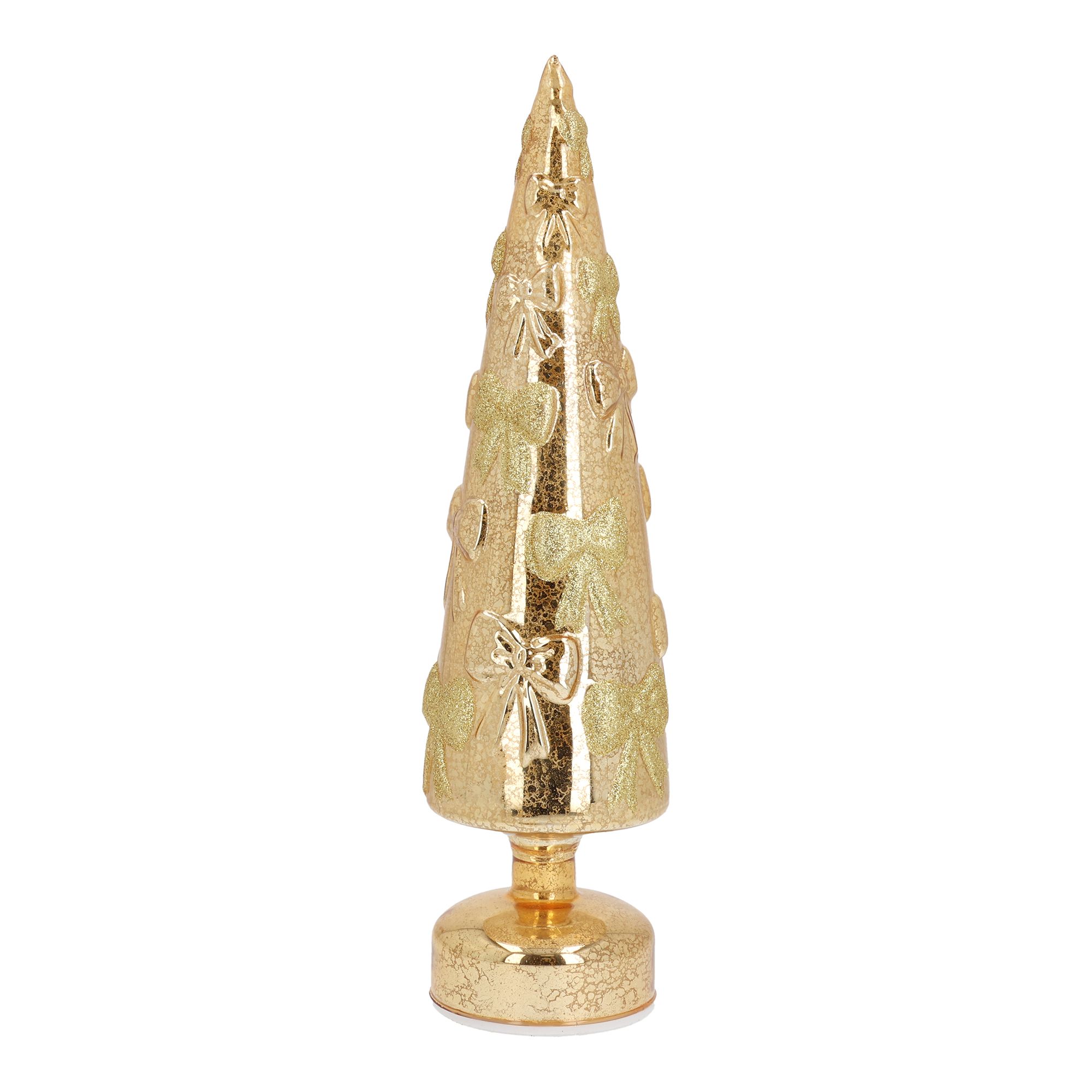 WURM LED-Tannenbaum Timer & Drehfunktion aus Glas ca. 10x38x10cm