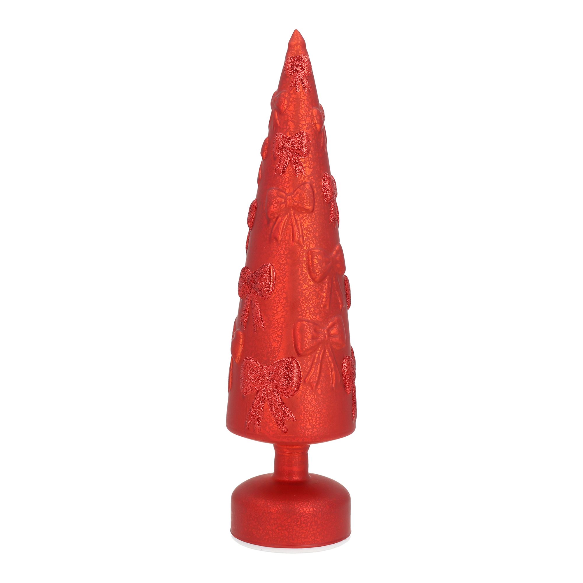 WURM LED-Tannenbaum Timer & Drehfunktion aus Glas ca. 10x38x10cm