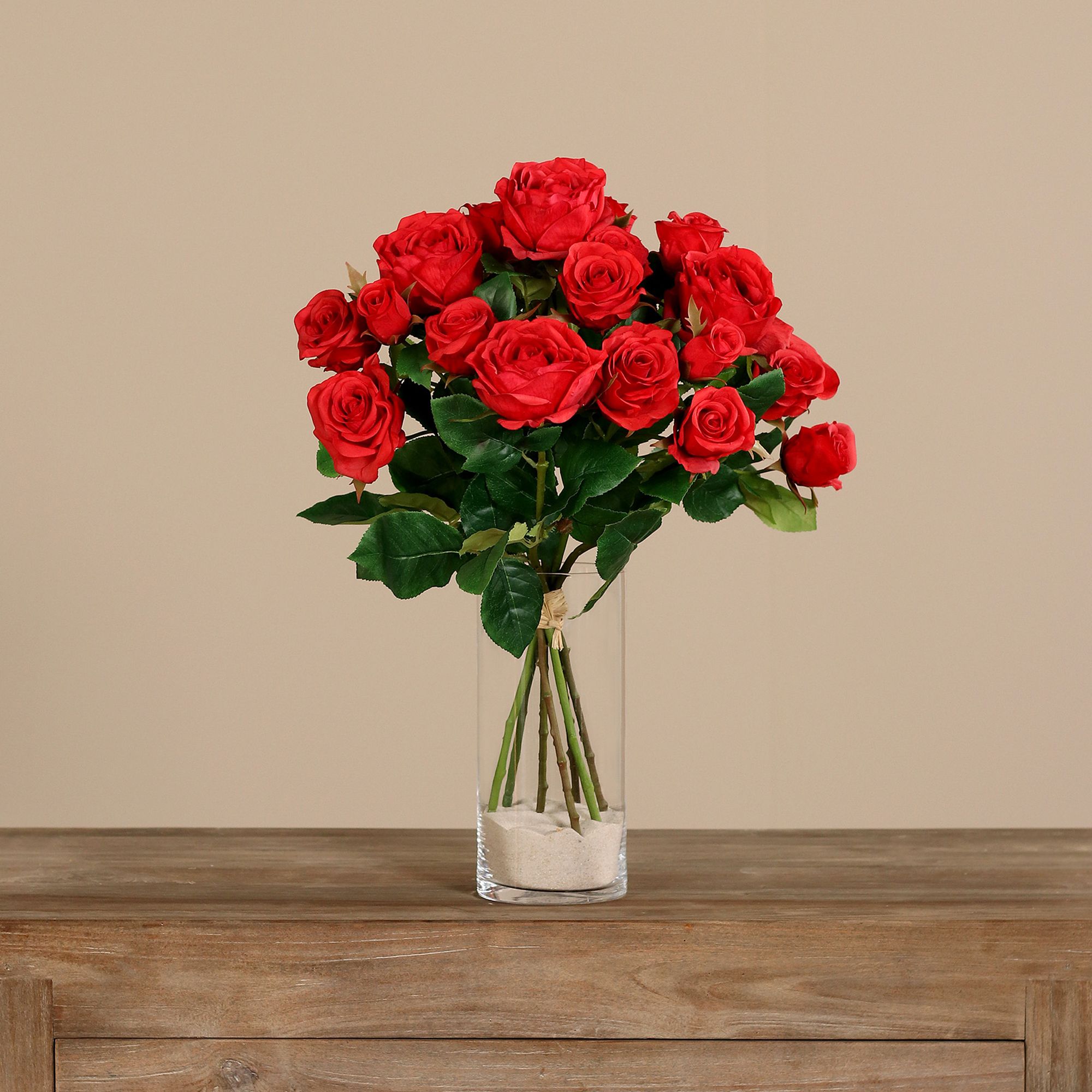 PUR FLEUR Premium-Bouquet Rosen sortenrein Farbauswahl Höhe 51cm, Ø 38cm