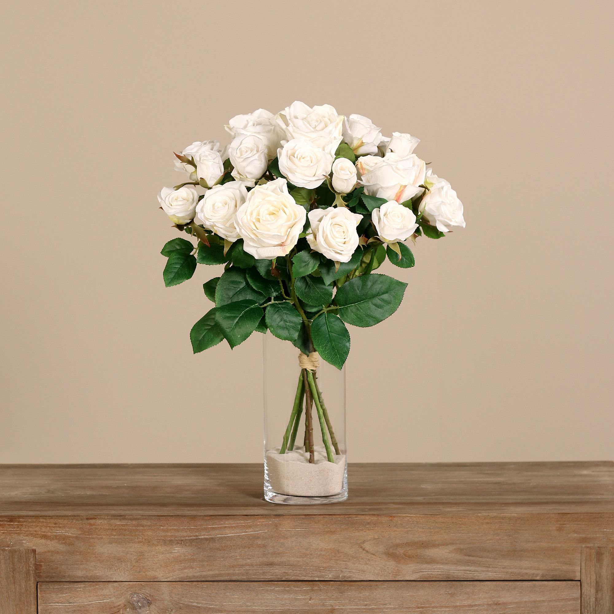 PUR FLEUR Premium-Bouquet Rosen sortenrein Farbauswahl Höhe 51cm, Ø 38cm