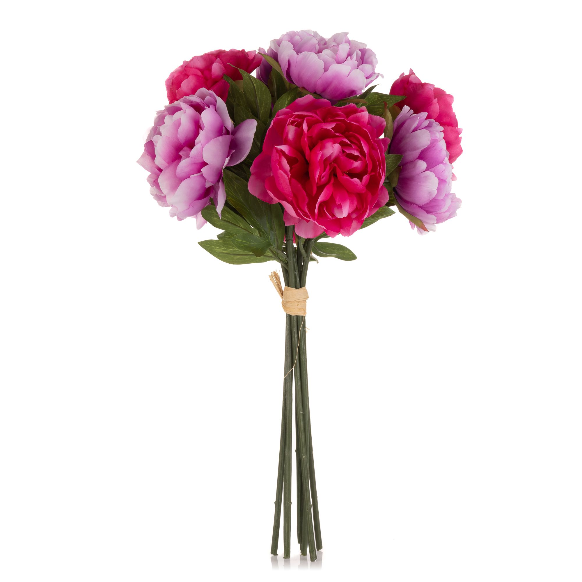 ABELLA Flora künstl. Blütenstrauß Pfingstrosen Höhe 50cm