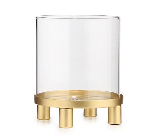 ELAMBIA 3in1-Kerzenhalter für Tafel- oder Stumpenkerze & Vase, H. 18cm, Ø 15cm