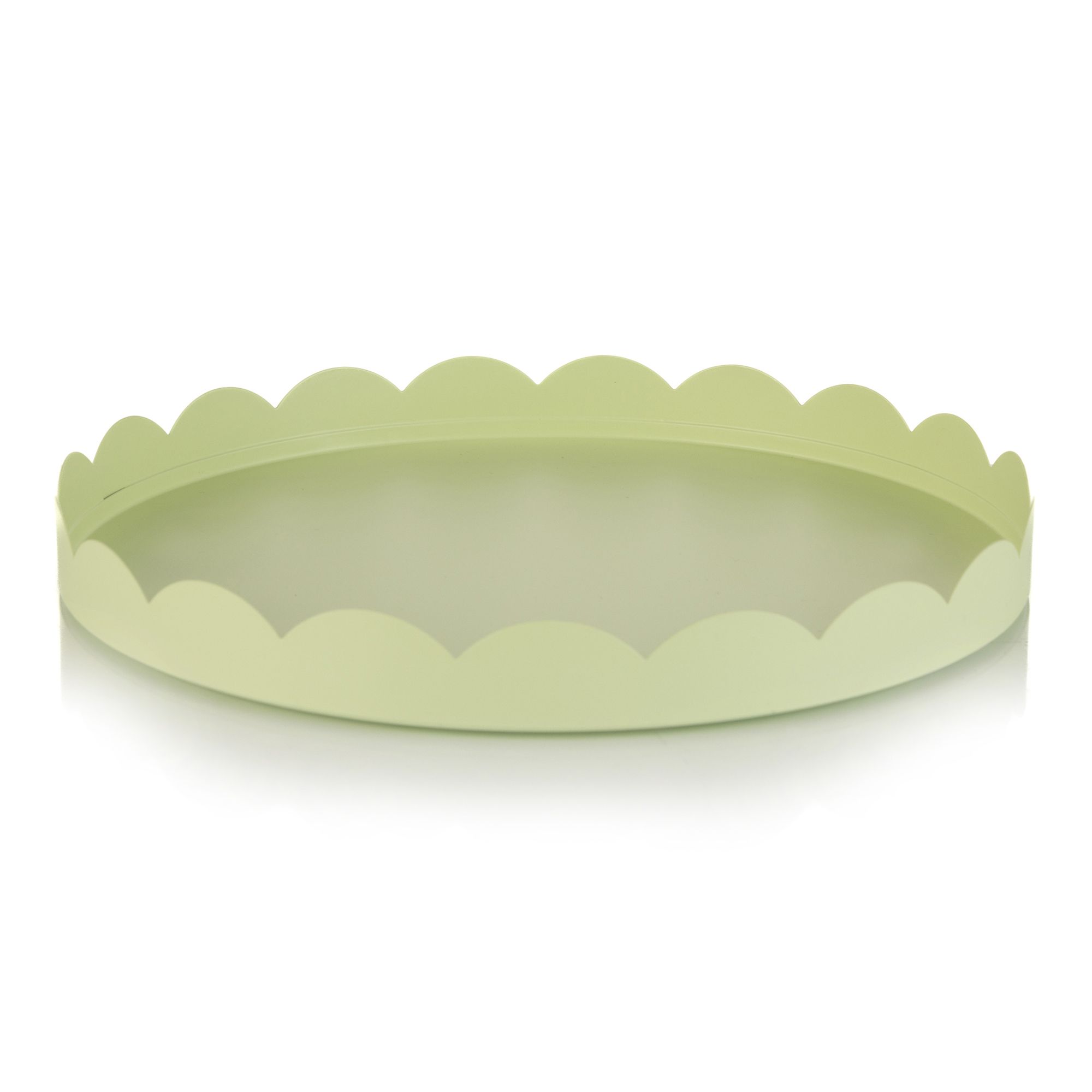 ELAMBIA Dekoteller aus Metall Farbauswahl Ø 25cm