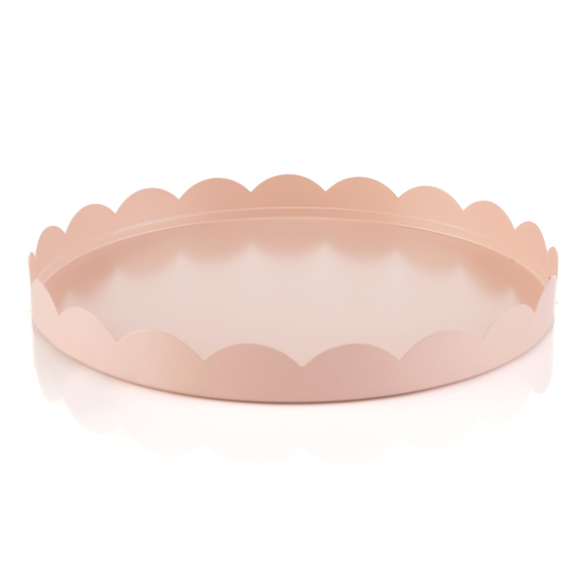 ELAMBIA Dekoteller aus Metall Farbauswahl Ø 25cm