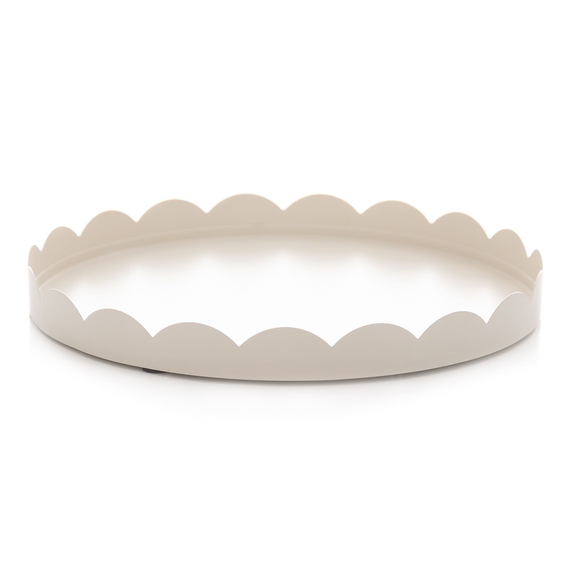 ELAMBIA Dekoteller aus Metall Farbauswahl Ø 25cm