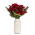 ABELLA Flora künstl. Bouquet Keramik-Vase outdoorgeeignet Höhe ca. 40cm