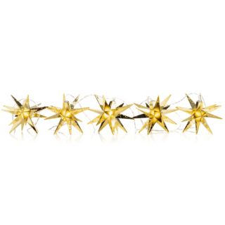 LUMIDA Xmas LED-Sternlichterkette warmweiße & Farbwechsel-LEDs outdoorgeeignet