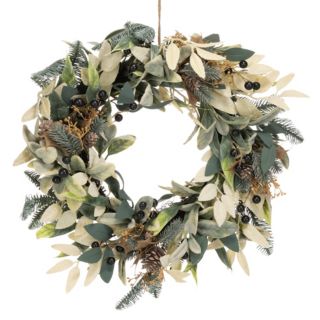 ABELLA Flora künstl. Dekokranz mit Zapfen herbstlich Ø 50cm