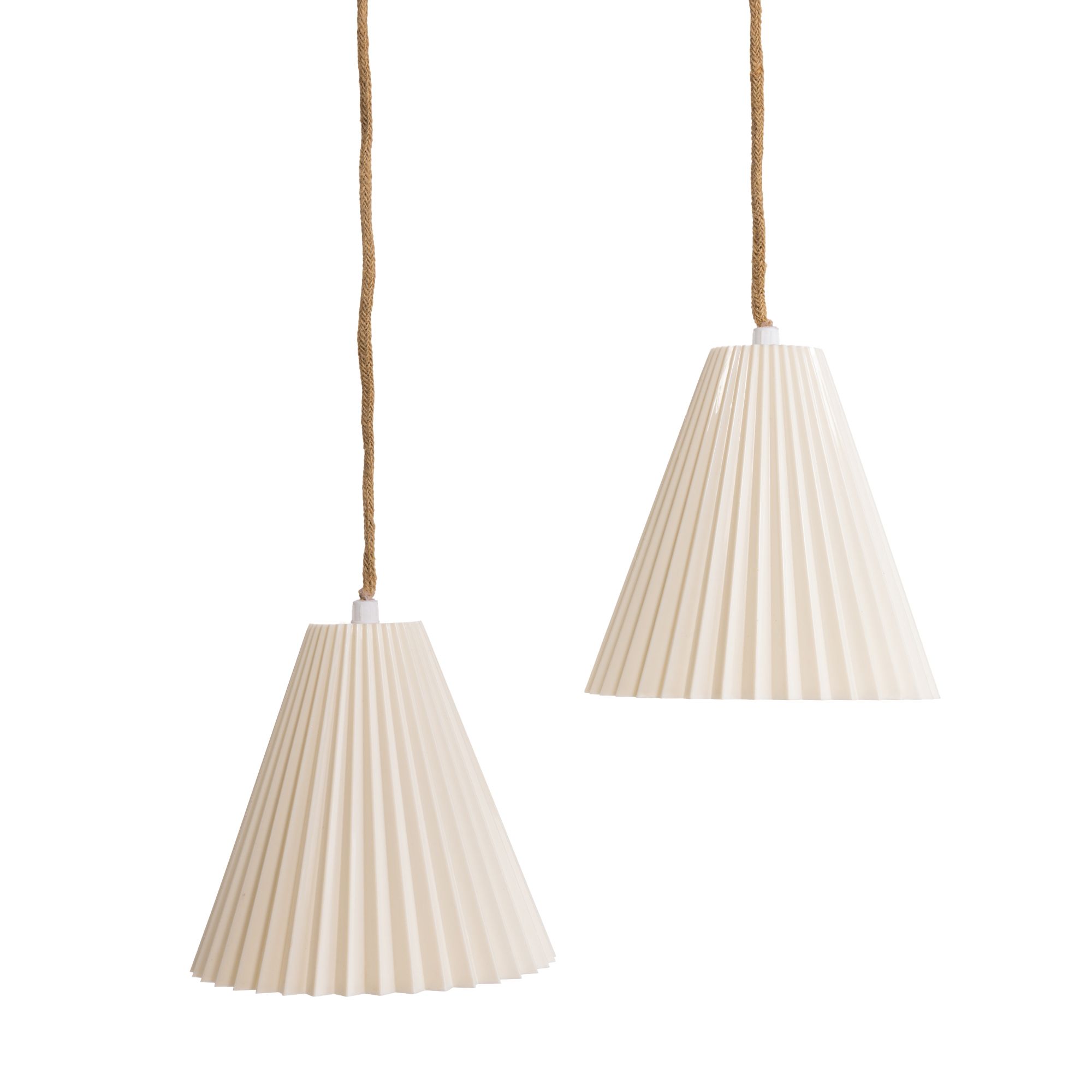 LUMIDA Garden 2 Hängeleuchten Filament-LED Lampenschirm Ø 20cm 5h-Timerfunktion