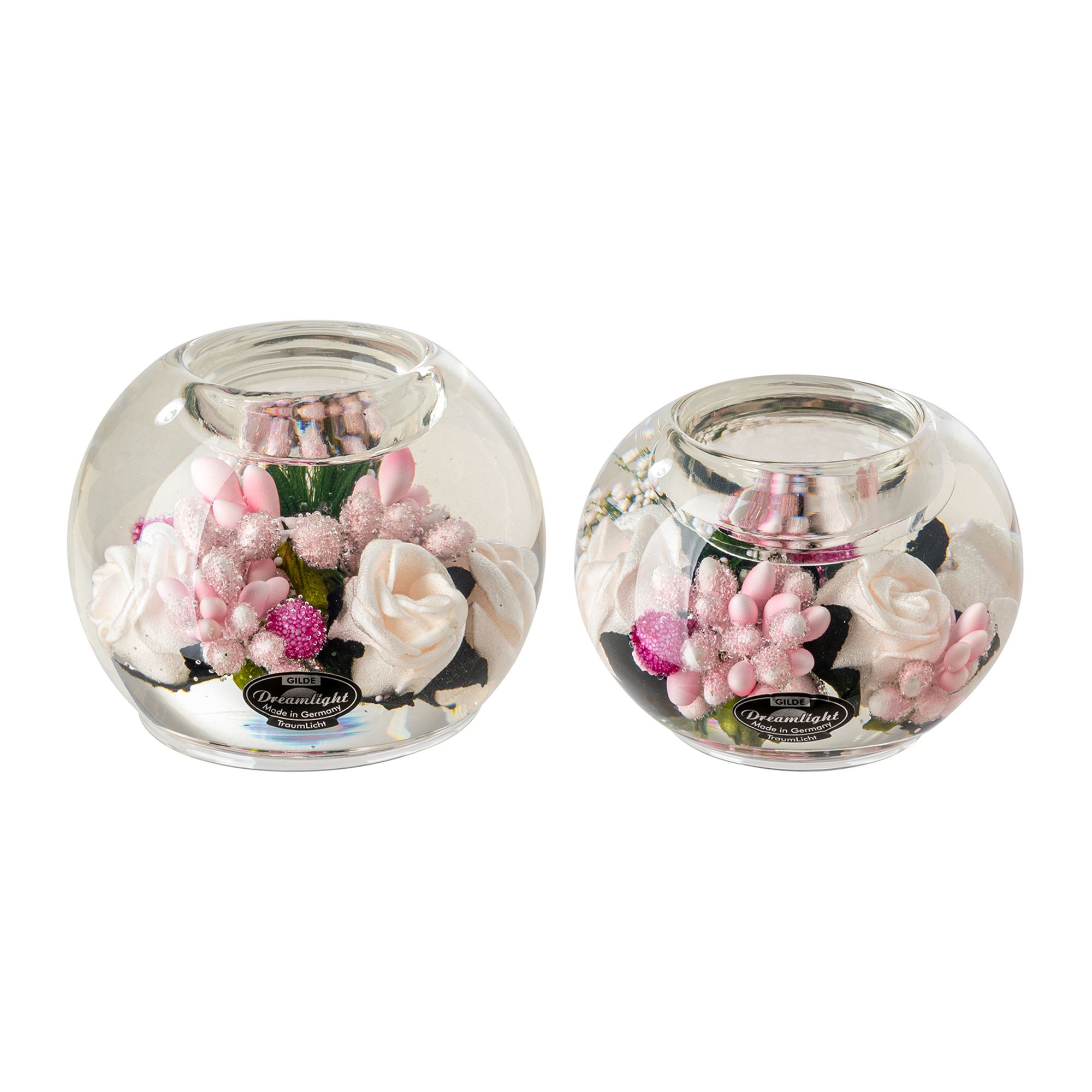 DREAMLIGHT 2 Teelichthalter MERCUR Designauswahl Höhe 6cm & 8cm