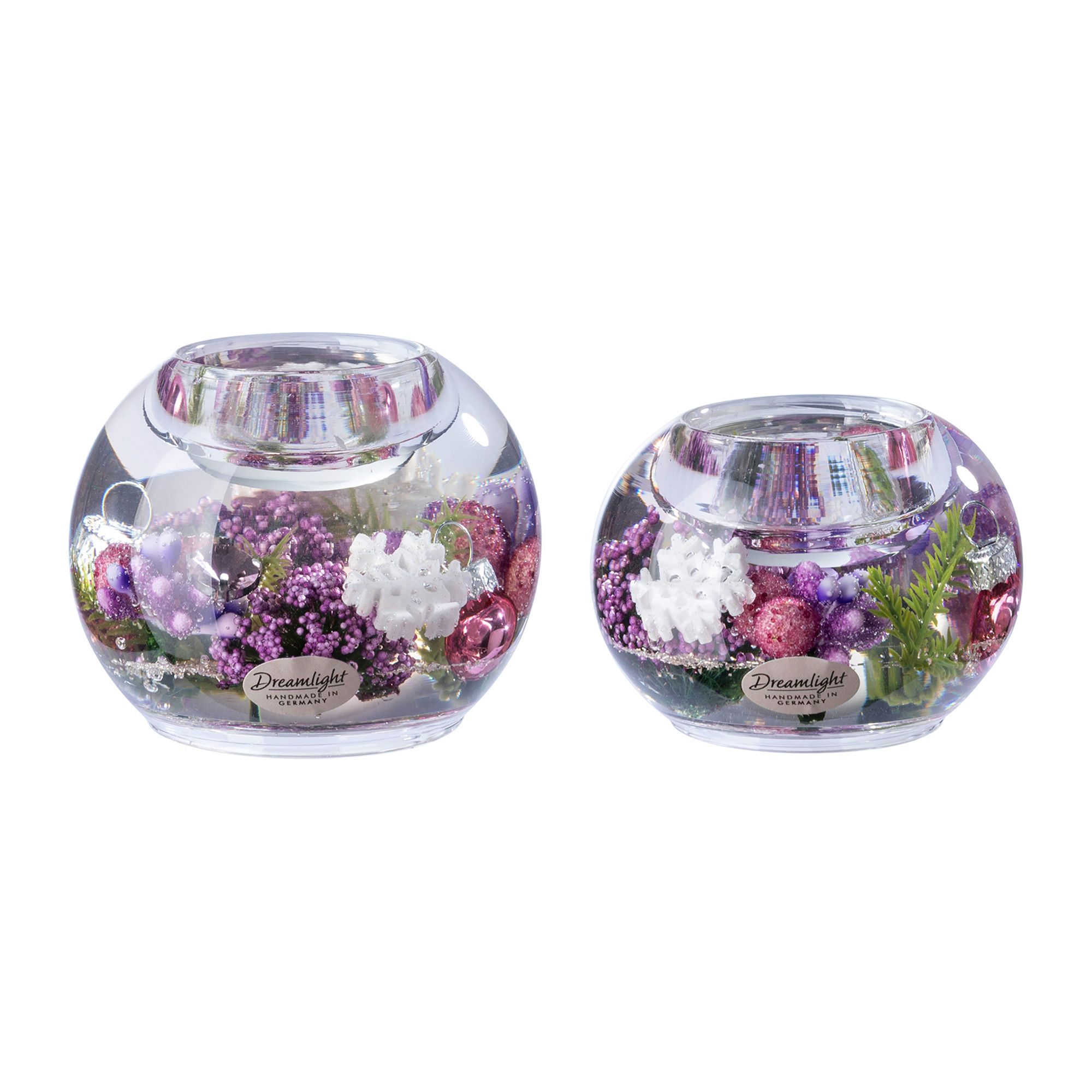 DREAMLIGHT 2 Teelichthalter MERCUR Designauswahl Höhe 6cm & 8cm