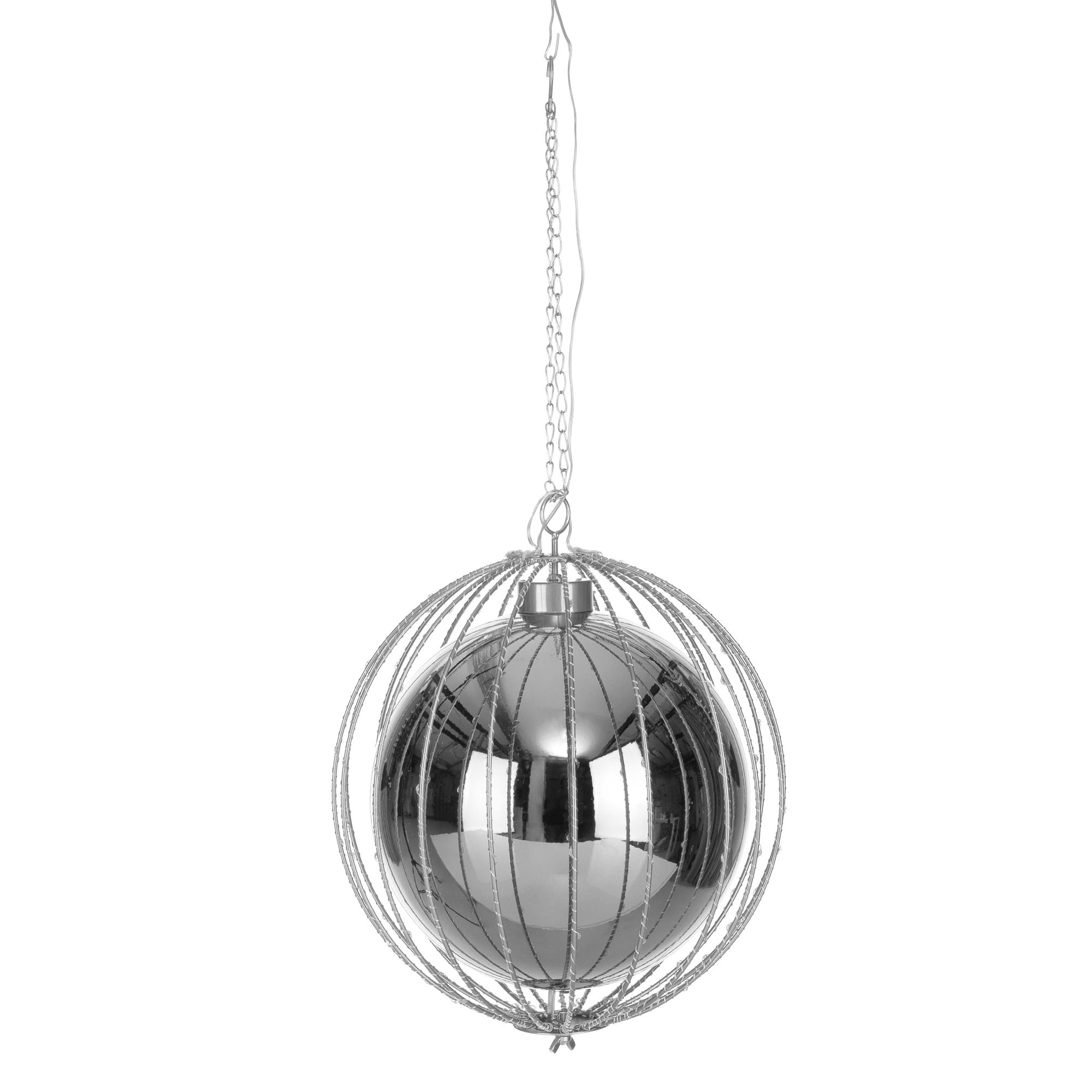 LUMIDA Xmas 2in1 Weihnachtskugel inkl. Erdspieß & Aufhängung outdoorgeeignet