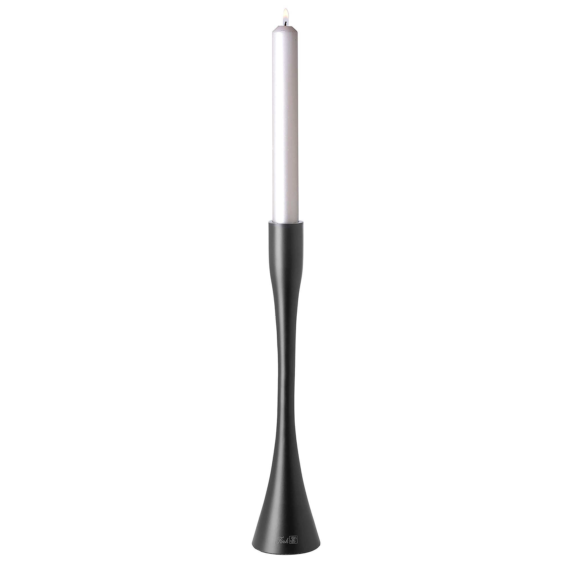 FINK Leuchter LADY für Stabkerzen Aluminium Höhe 36cm, Ø 7cm