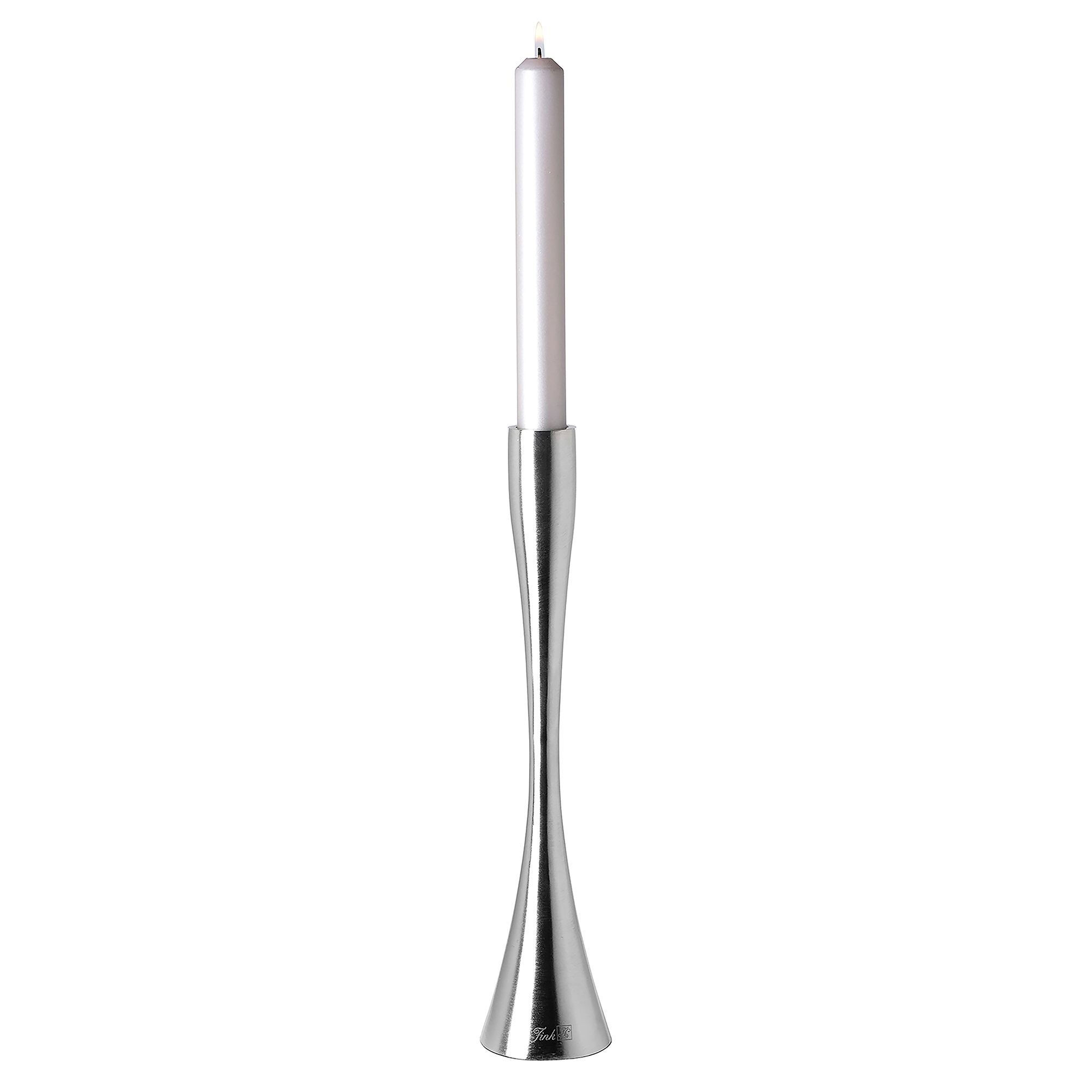 FINK Leuchter LADY für Stabkerzen Aluminium Höhe 36cm, Ø 7cm