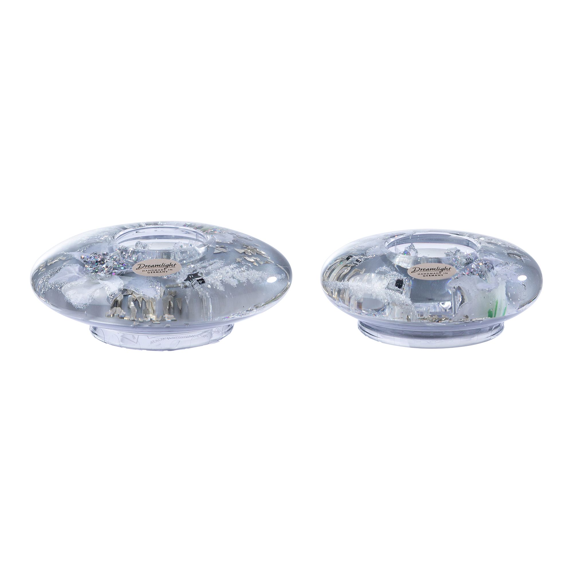 DREAMLIGHT 2 Teelichthalter UFO Designauswahl Höhe 4cm & 5cm