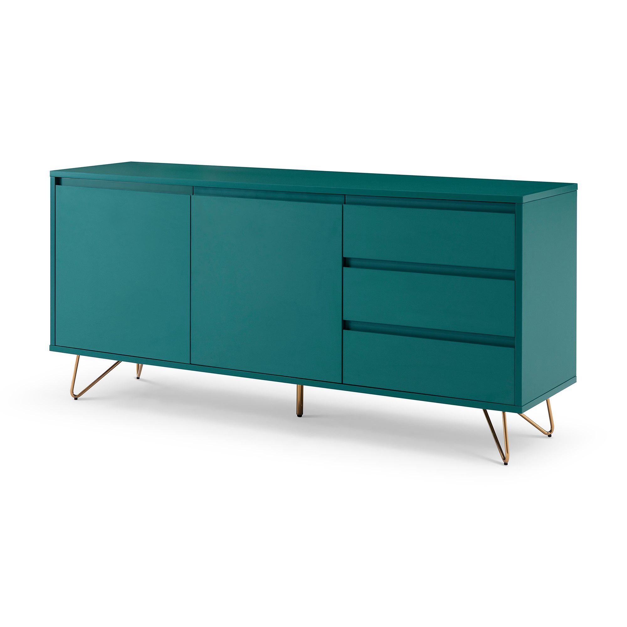SALESFEVER Sideboard mit 2 Türen & 3 Schubladen 150x40x70cm QVC.de
