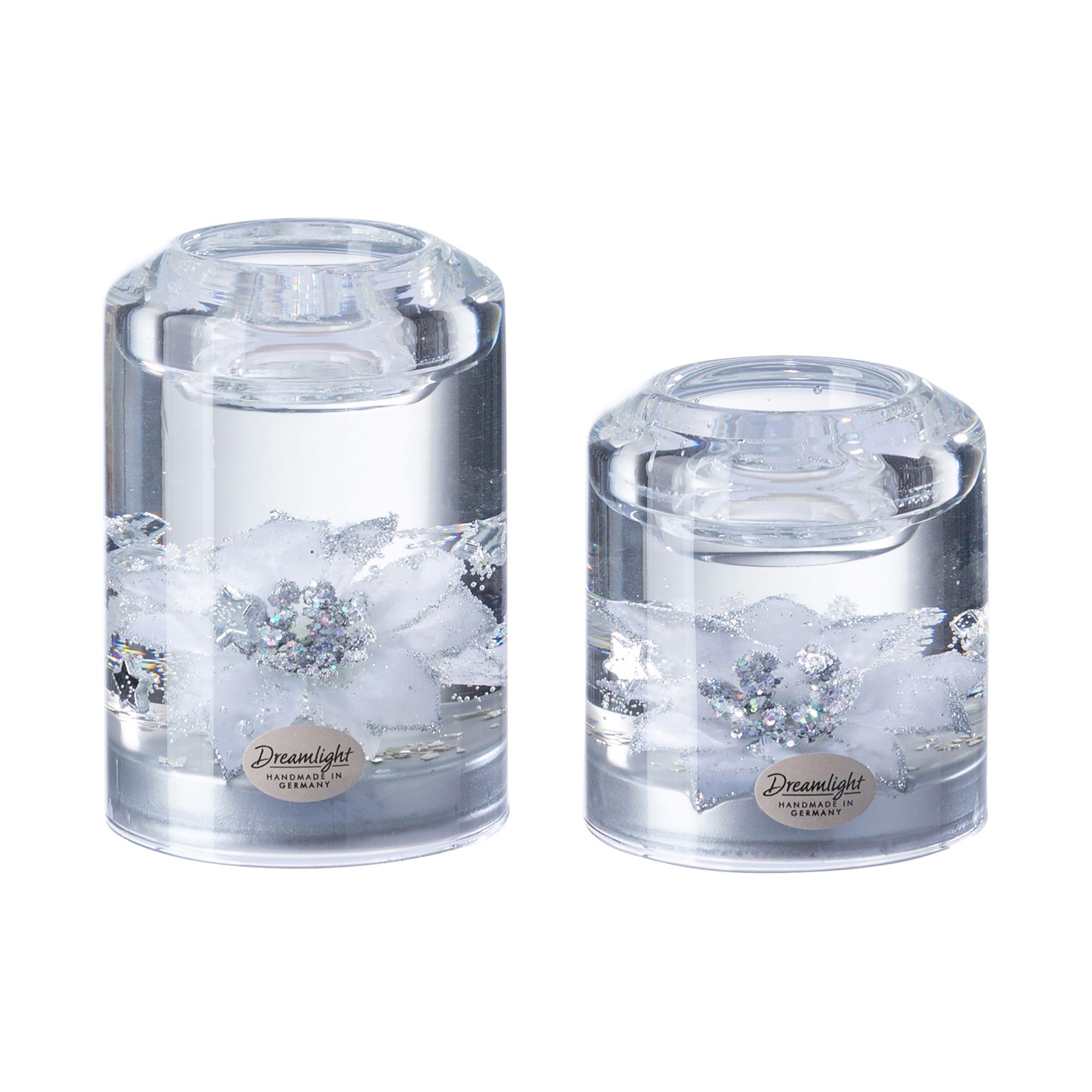 DREAMLIGHT 2 Teelichthalter CANDELA Designauswahl Höhe 8cm & 10,5cm