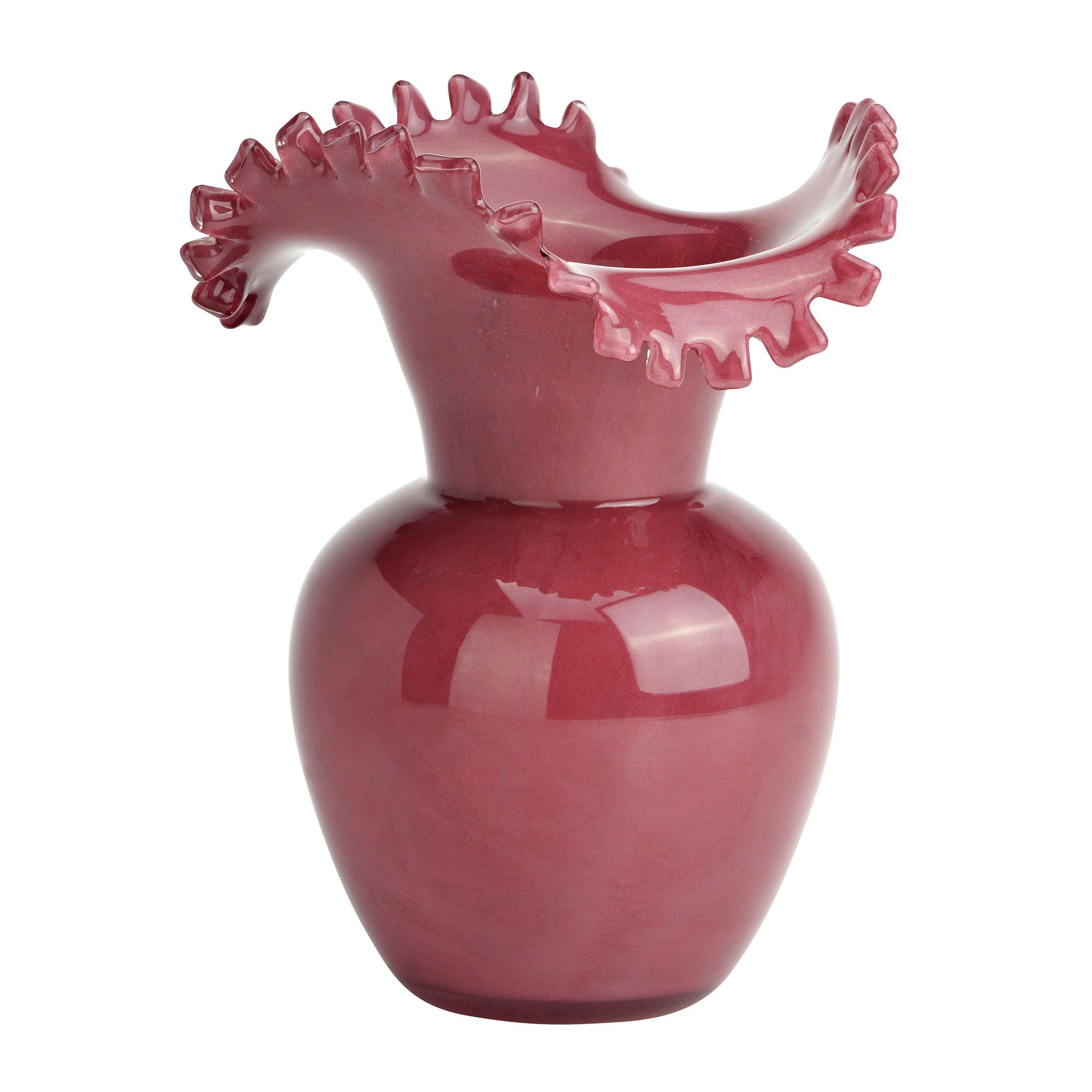 PUR FLEUR Vase aus Glas moderne Formgebung