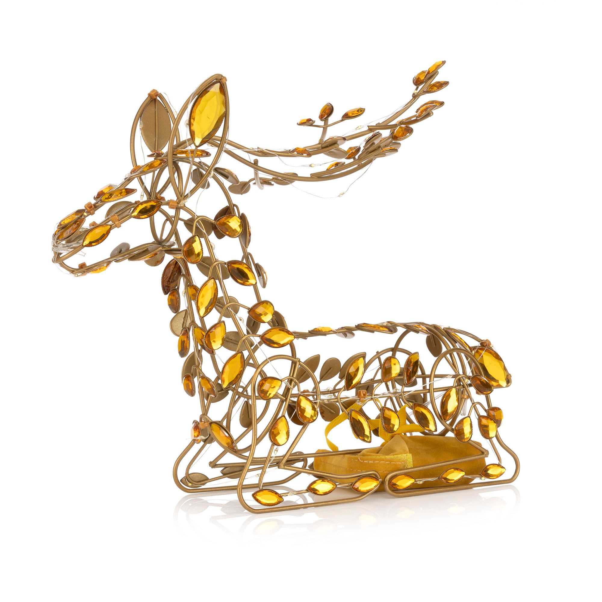 LUMIDA Xmas LED-Dekoreh Juwelen-Design 6h-Timerfunktion Höhe ca. 35cm