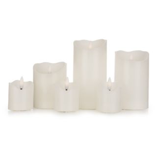 ELAMBIA 6 LED-Kerzen Stumpenkerzen & Votivkerzen Flamme Luma, Timer