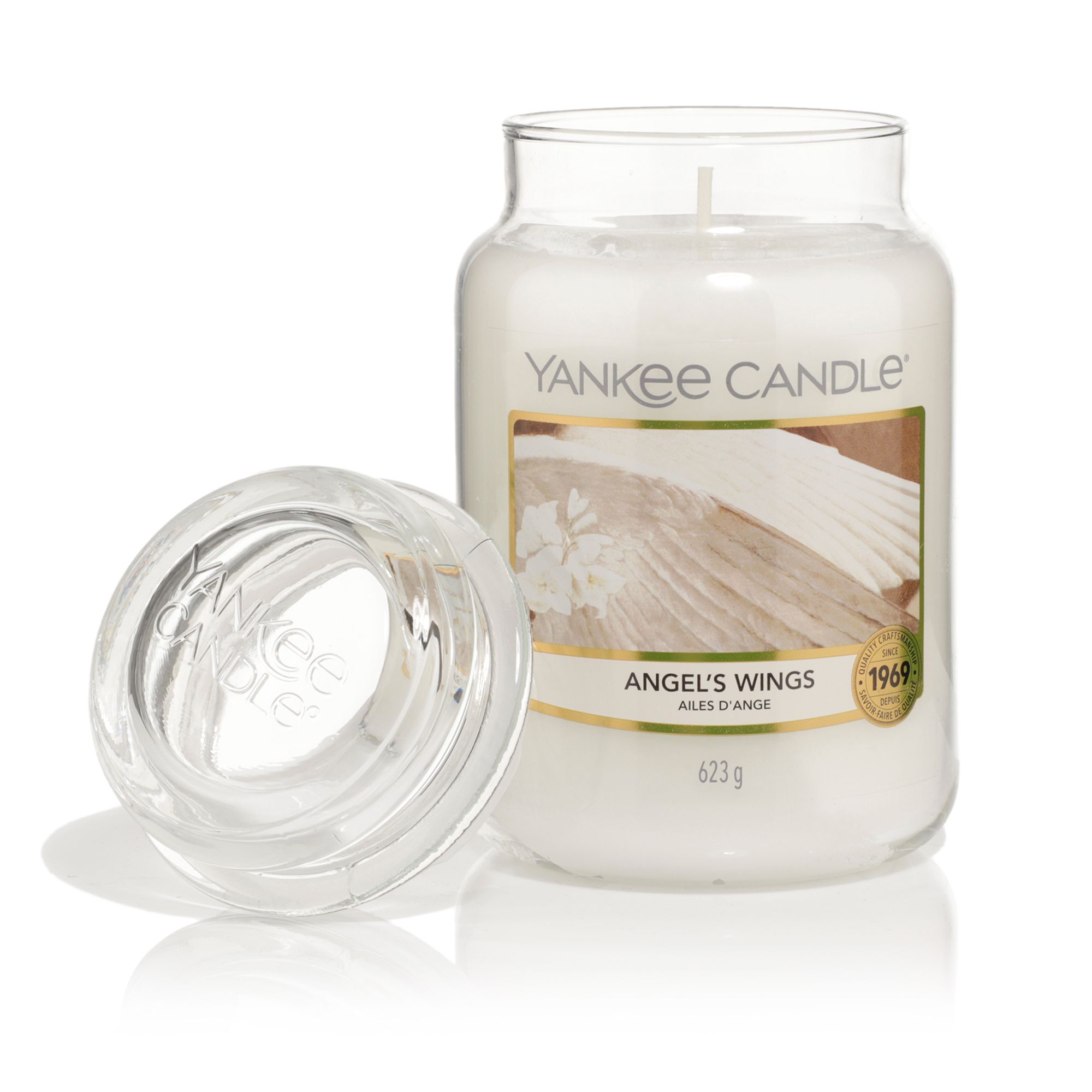 Yankee Candle Glas klein mit Duft Angel Wings - Kerzen zum
