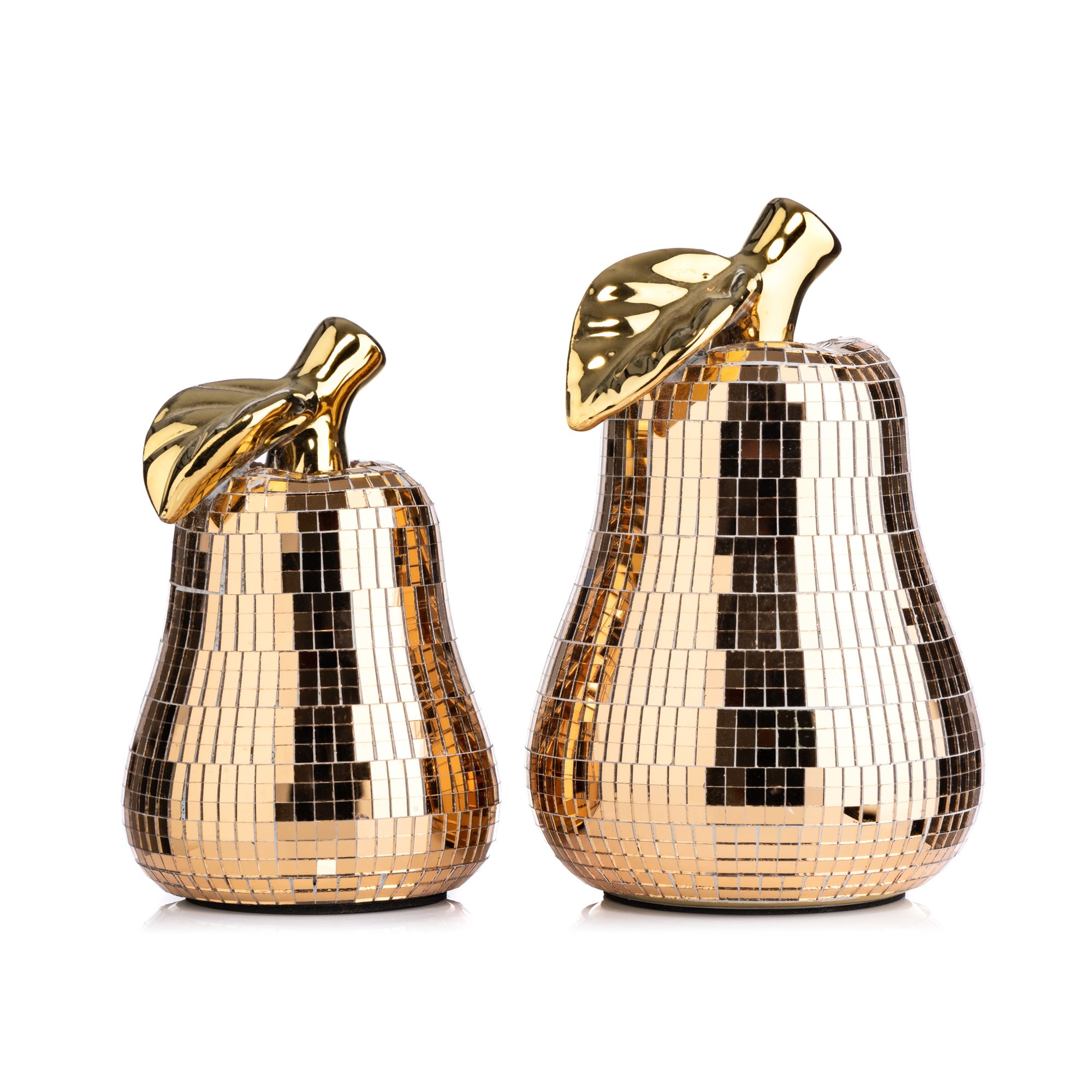 ABELLA Casa 2 Deko-Früchte Diskokugel-Optik Keramik Farb-/Designauswahl