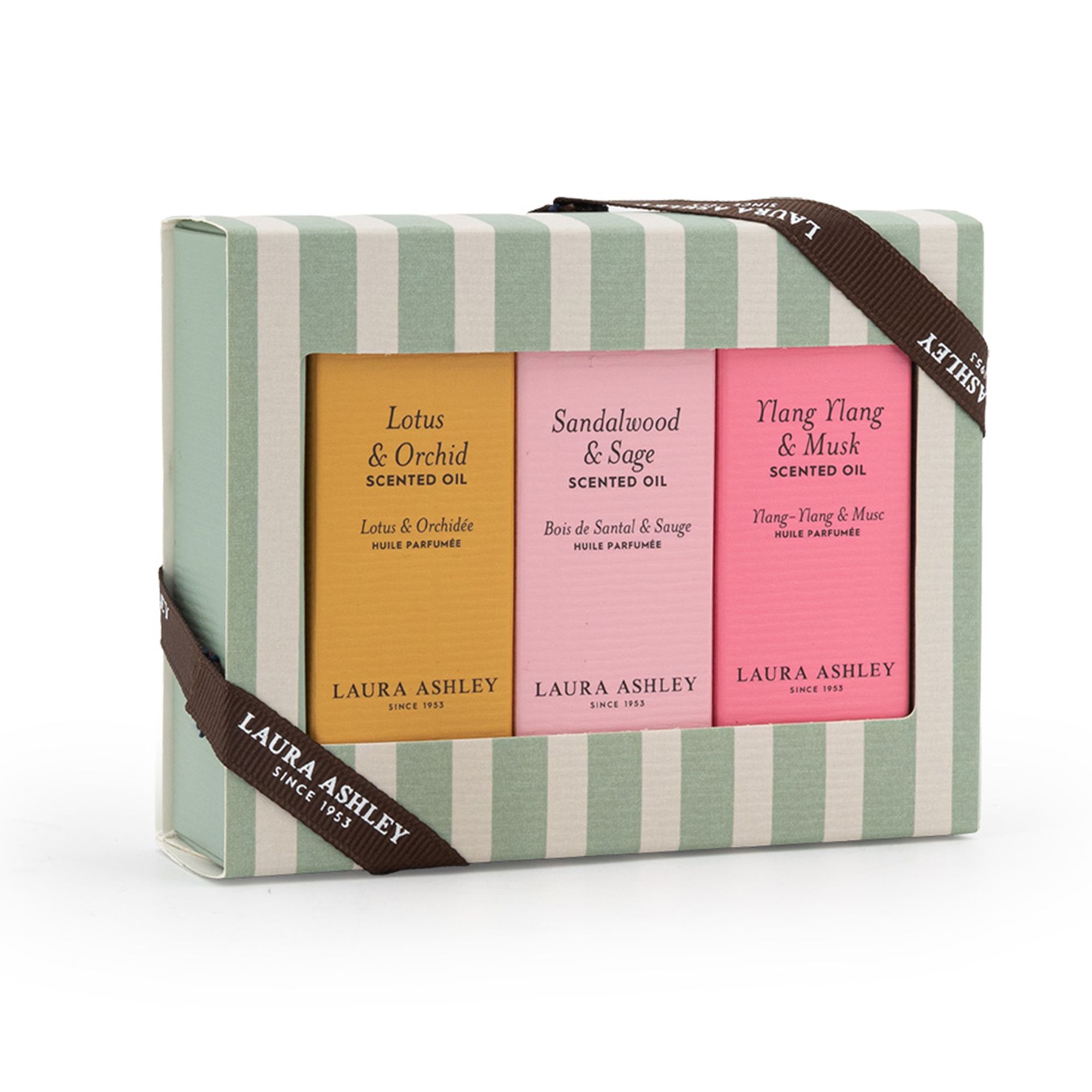 LAURA ASHLEY Geschenkset Duftöl Frisch‑würzig mit Salbei und Sandelholz 3x 10ml