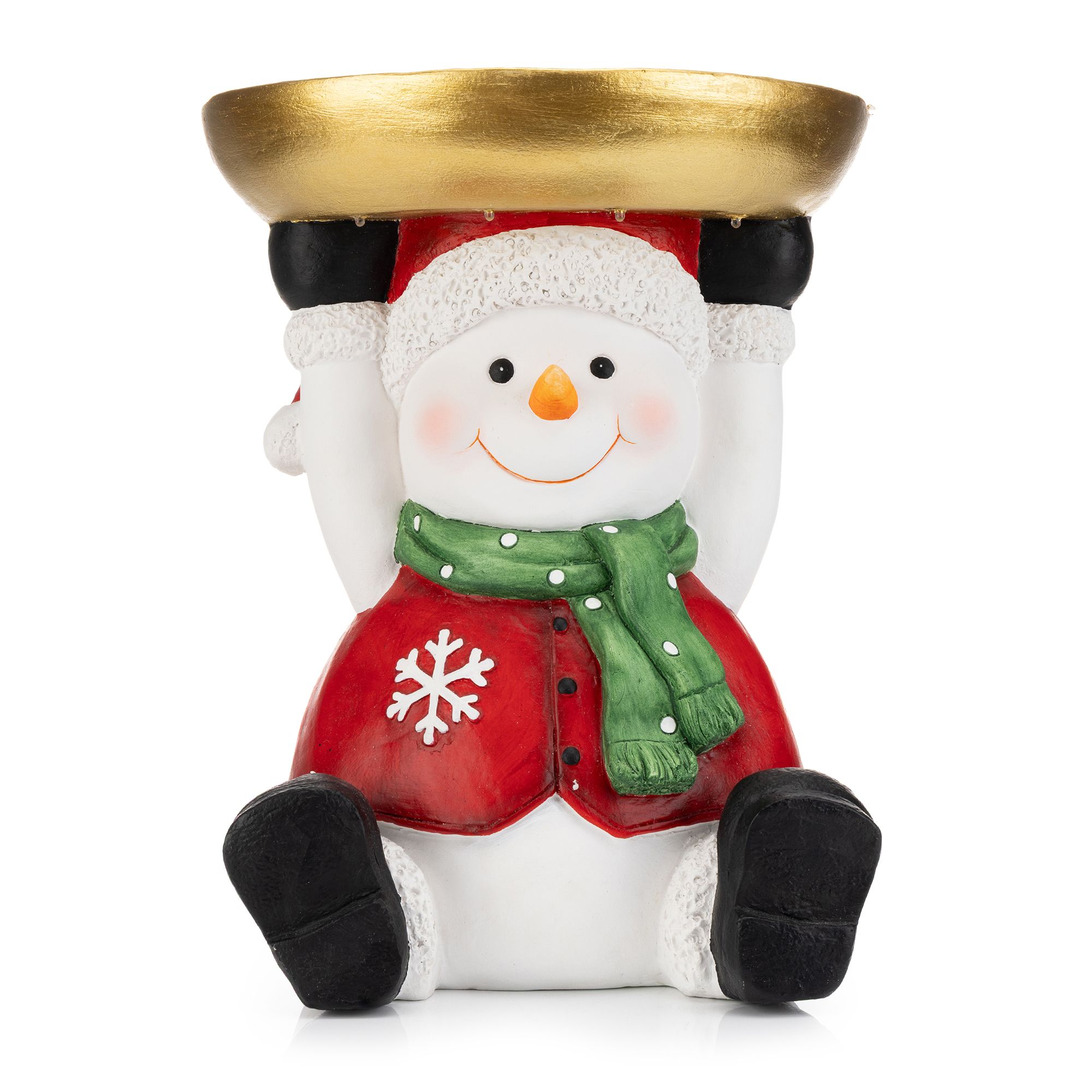 LUMIDA Xmas Beistelltisch Figur inkl. 6 LEDs outdoorgeeignet H. 48cm, Ø ca. 38cm