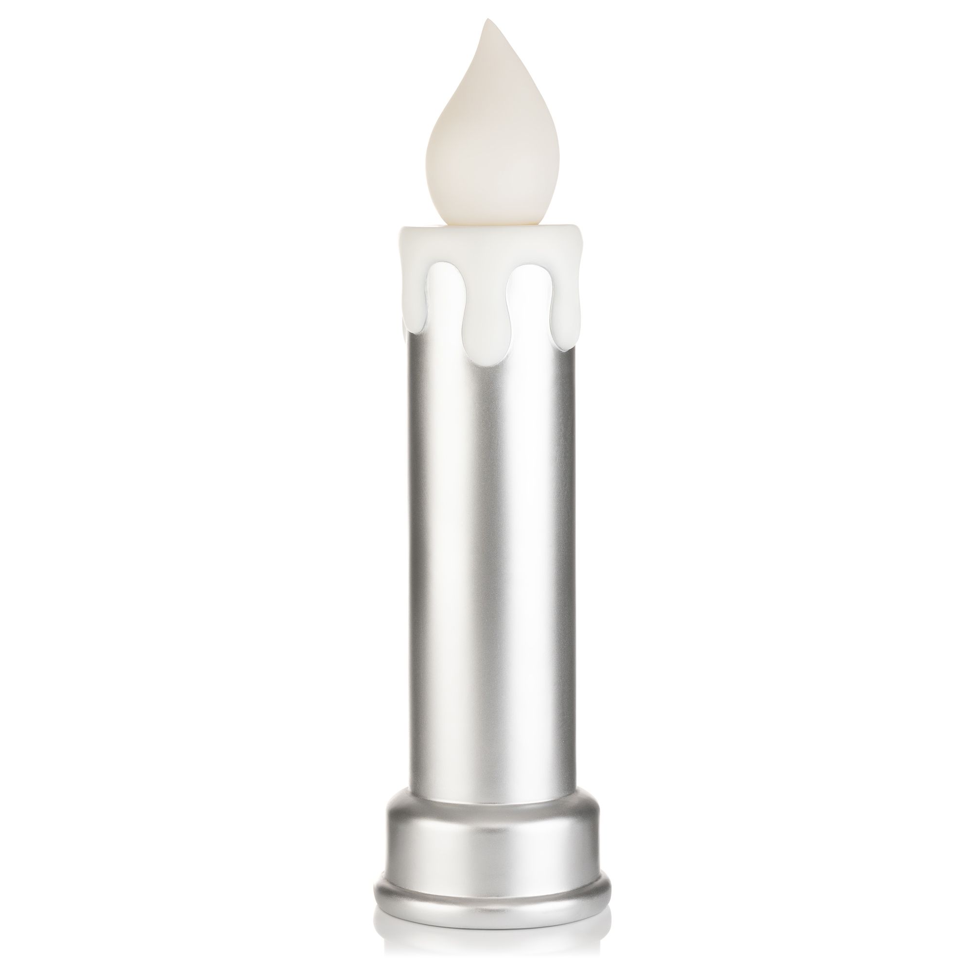 LUMIDA Xmas XXL Deko-Kerze outdoorgeeignet 6h-Timerfunktion Höhe 62cm