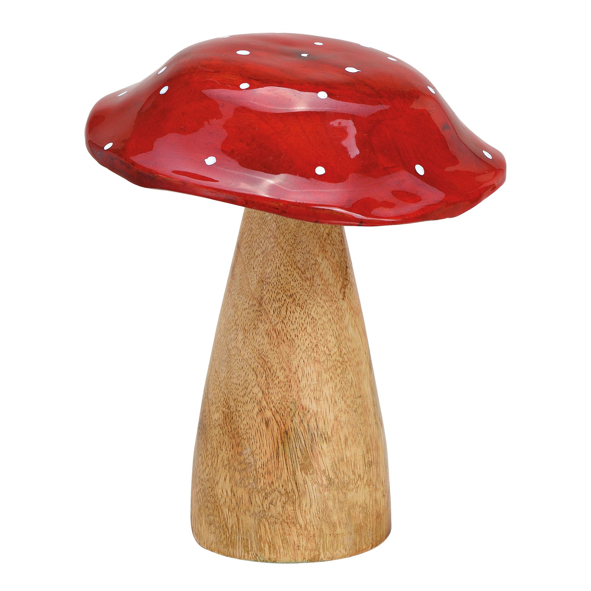 WURM Pilz aus Mangoholz Größenauswahl