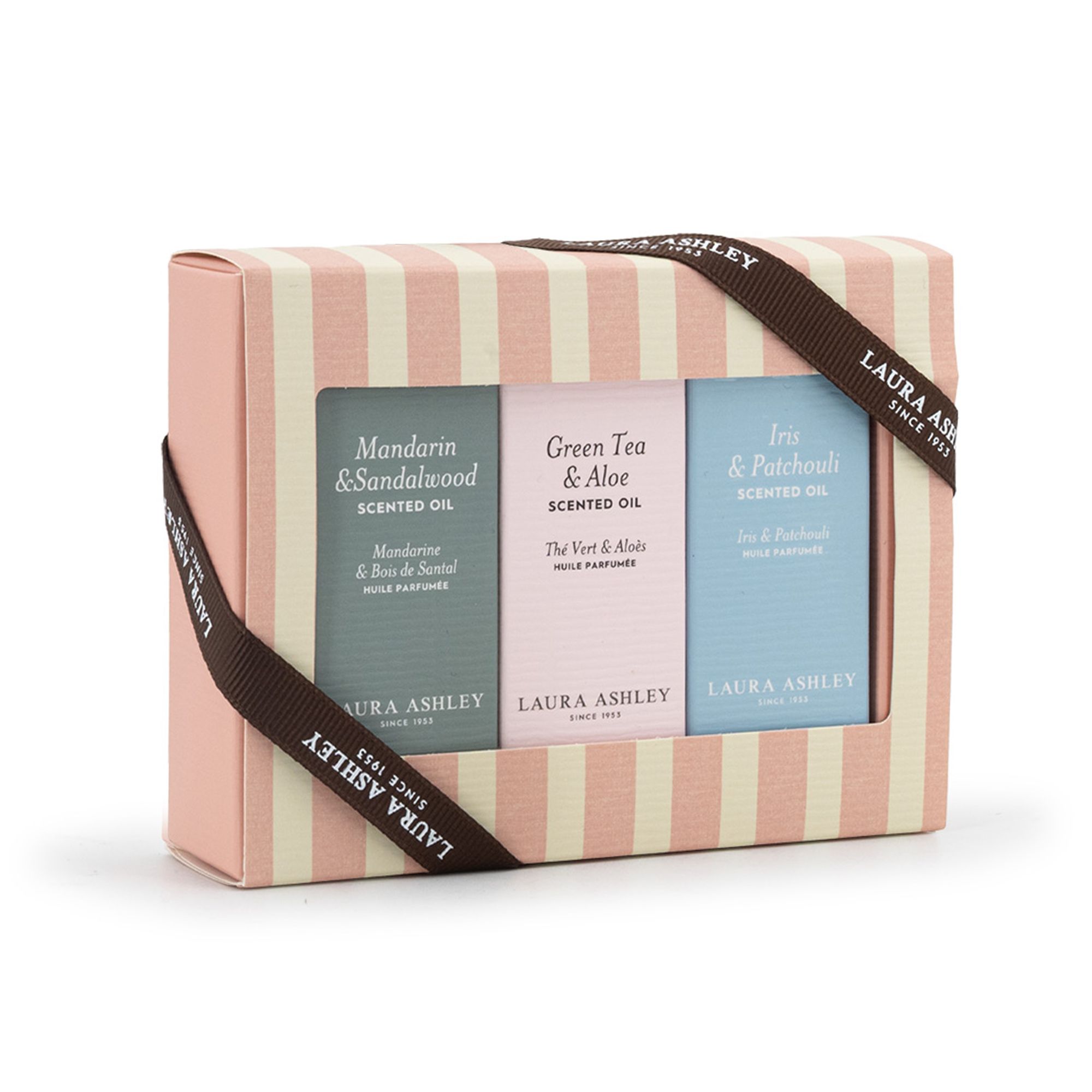 LAURA ASHLEY Geschenkset Duftöl Leicht, grün & frisch mit Tee- & Aloe‑Noten 3x 10ml