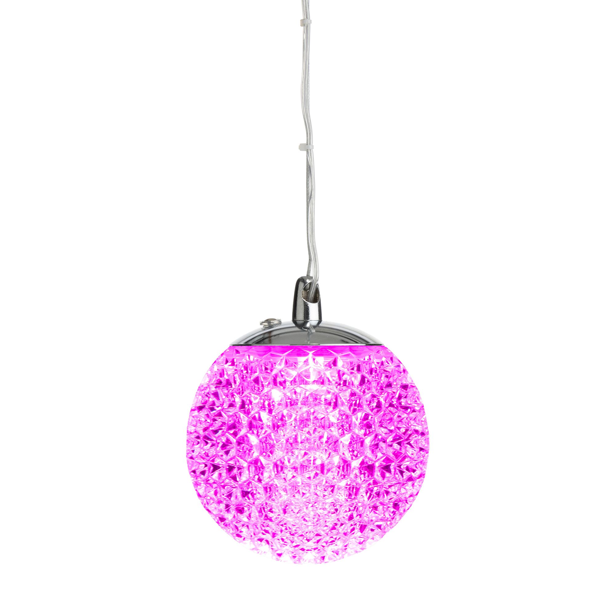 LUMIDA Looks LED-Hängeleuchte Acrylglas-Kugel inkl. Fernbedienung Ø 11cm