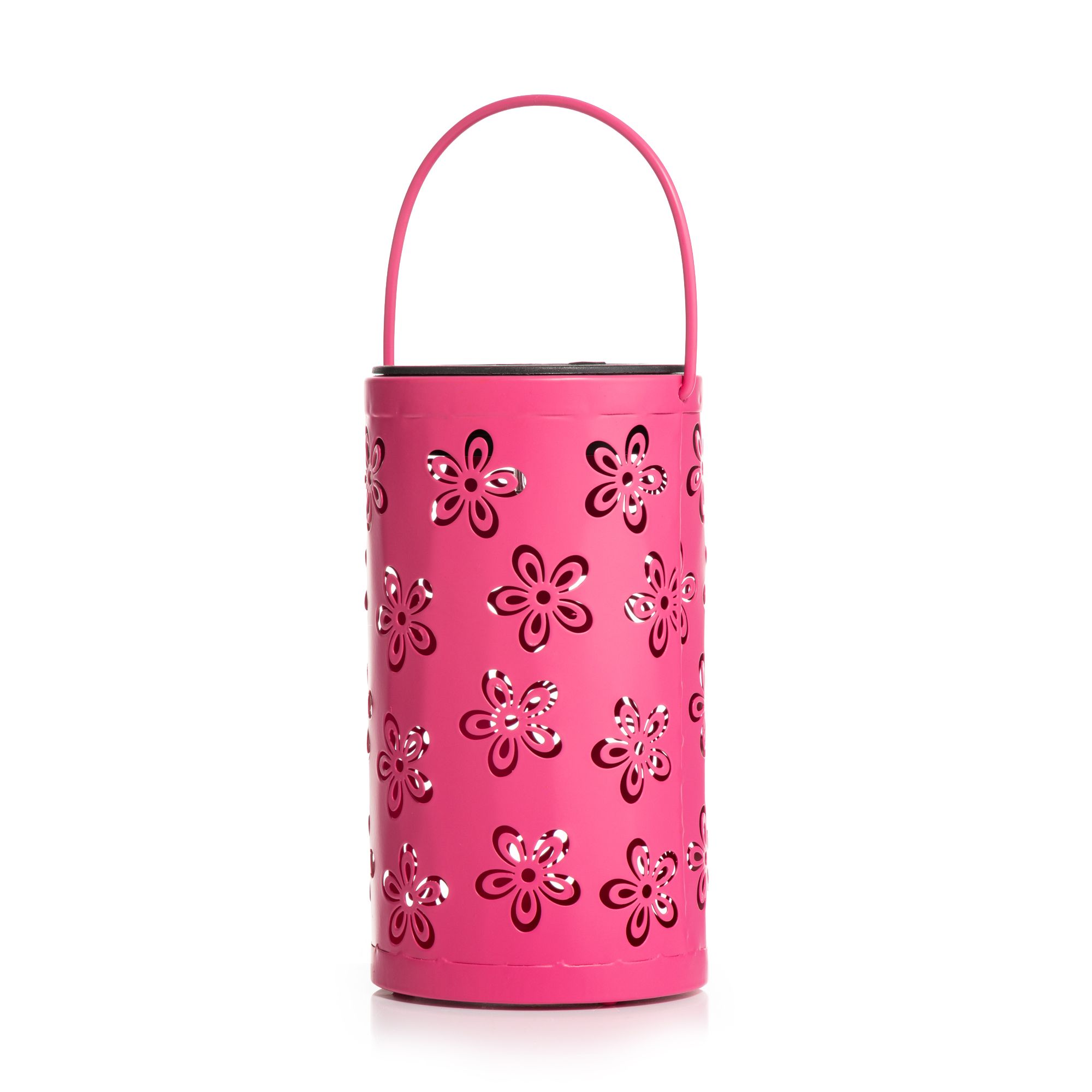 LUMIDA Garden 3 Solar-Laternen Blumen Cut-Outs Farbauswahl Höhe 16,5cm, Ø 9,5cm