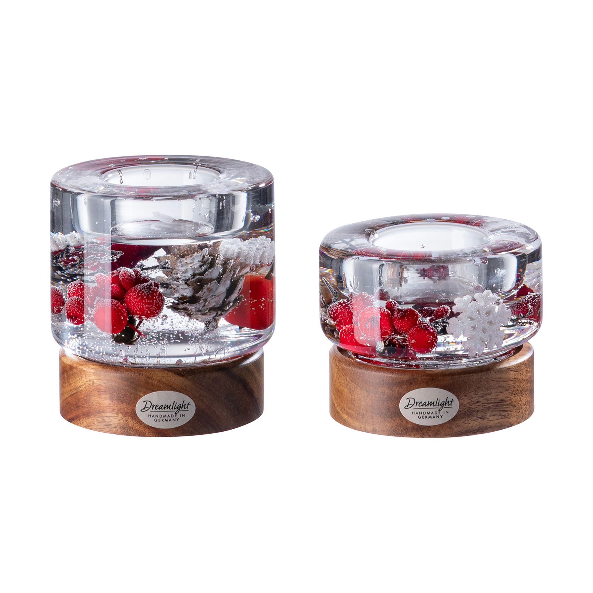 DREAMLIGHT 2 Teelichthalter COLUM Designauswahl Höhe 6,5cm & 9cm