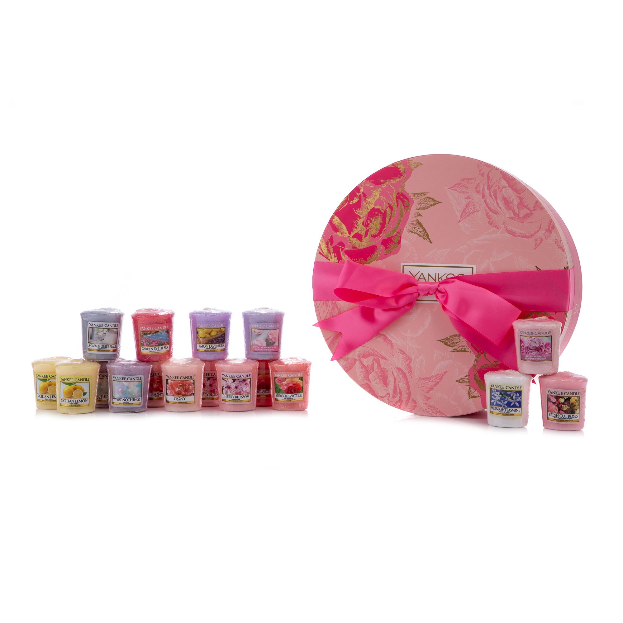 YANKEE CANDLE® DuftkerzenSet 24 Votivkerzen Brenndauer je 15 Std. inkl