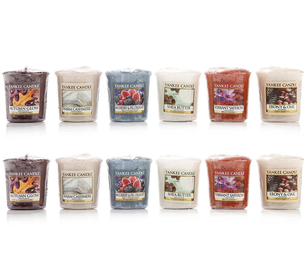 YANKEE CANDLE 2 GeschenkSets Fall in Love Votivkerzen 12tlg. QVC.de