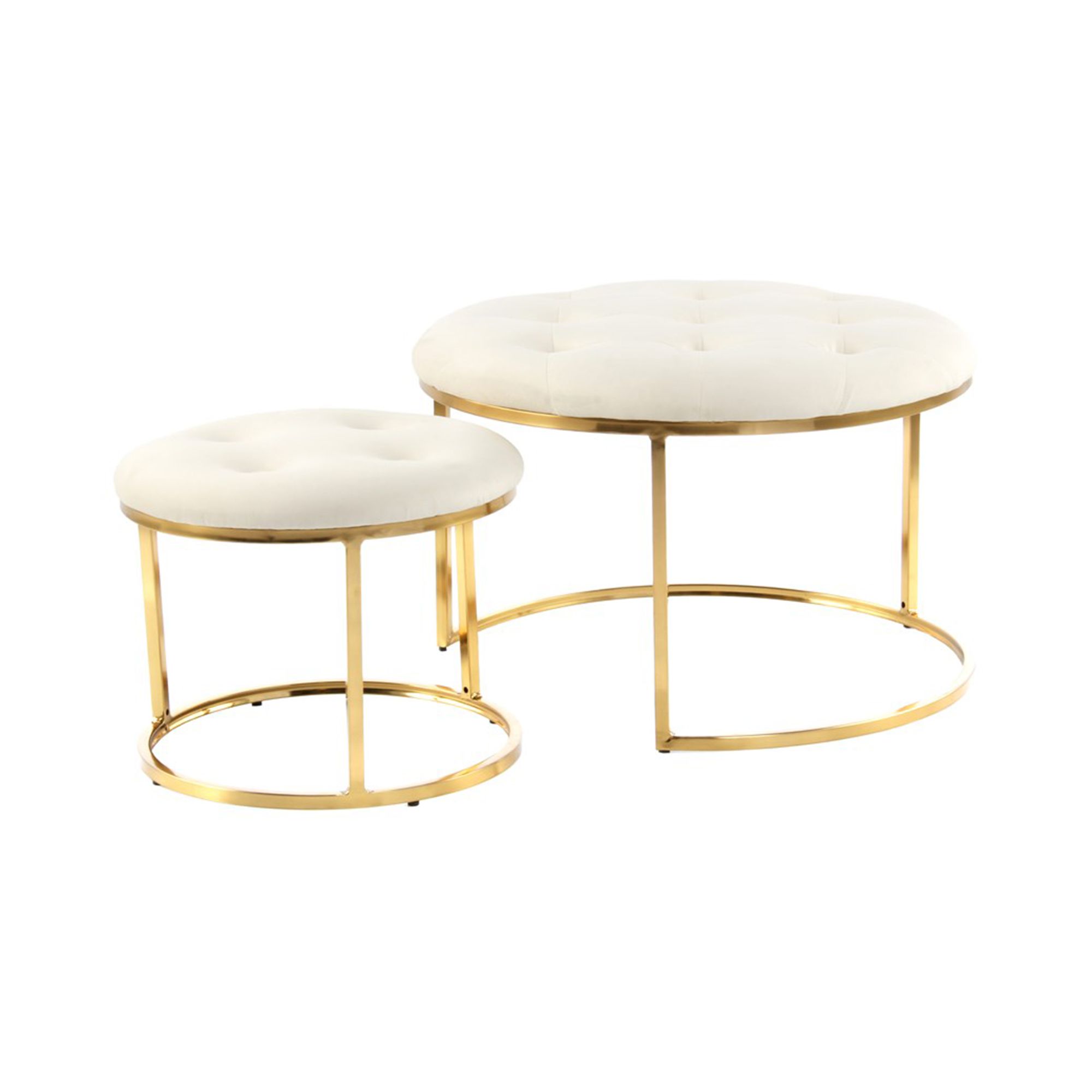 KAYOOM Hocker BECKY 825 2er-Set ca. 40x32x40cm